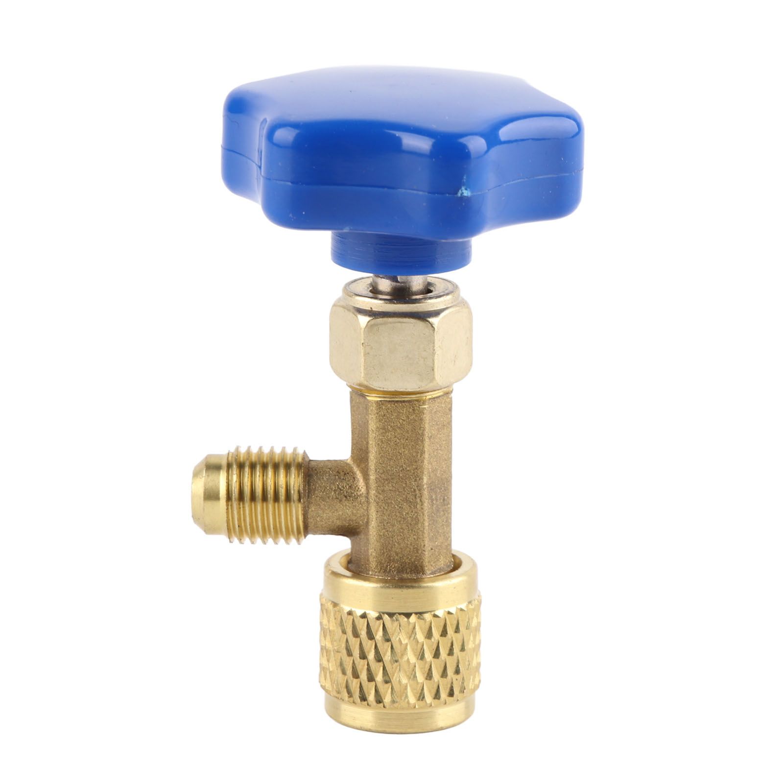 Universal Refrigerant Safety Valve Brass 1cm Diameter Cylinder Valve
