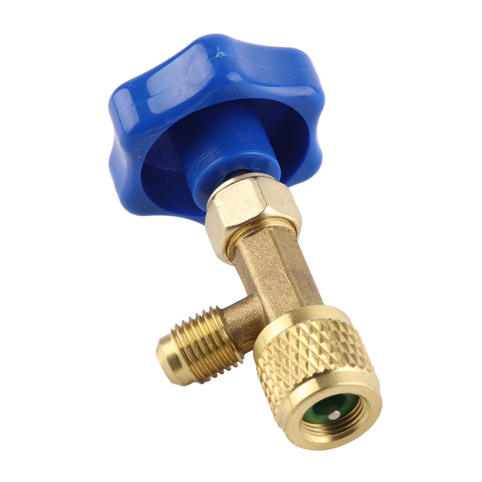 Universal Refrigerant Safety Valve Brass 1cm Diameter Cylinder Valve view 2