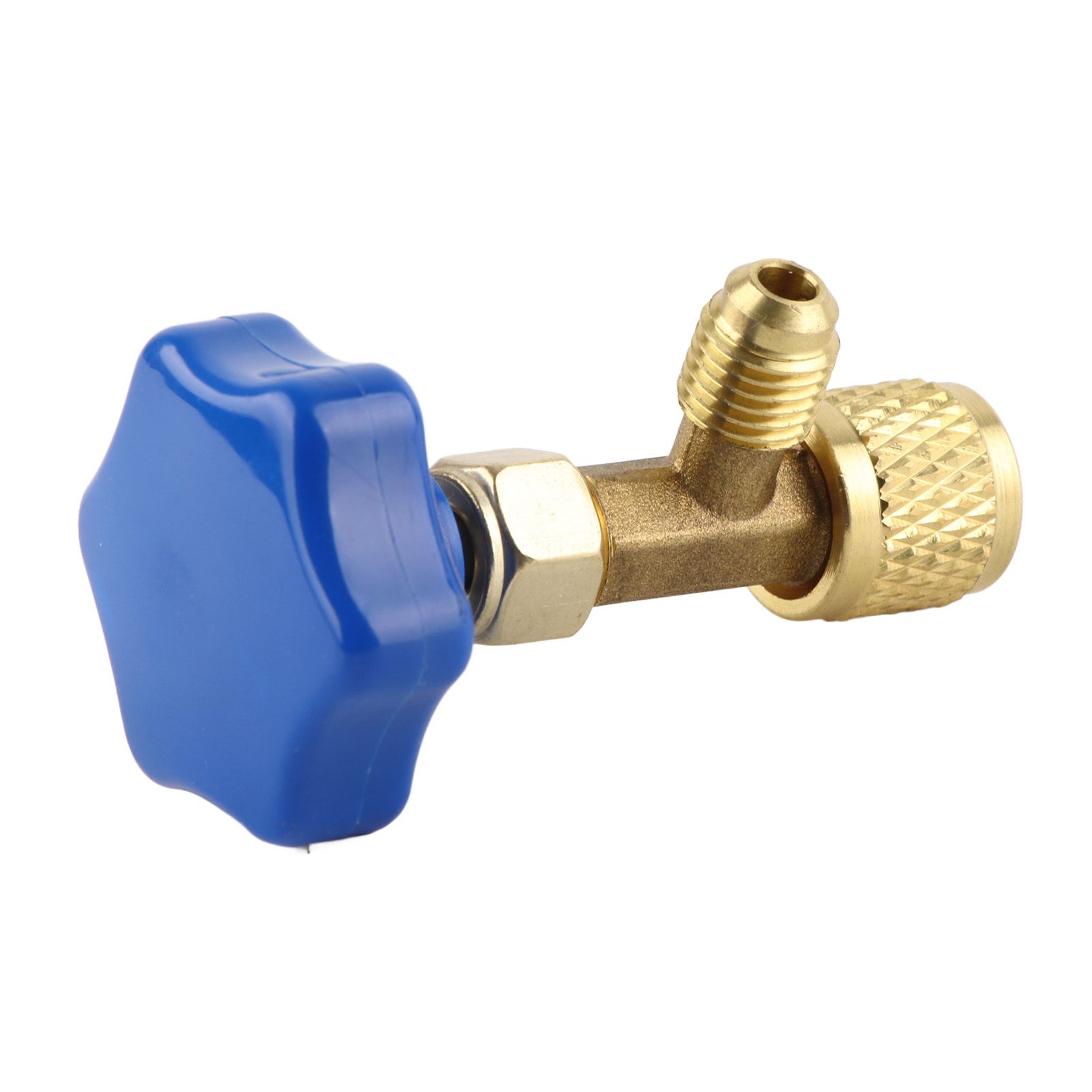 Universal Refrigerant Safety Valve Brass 1cm Diameter Cylinder Valve view 4