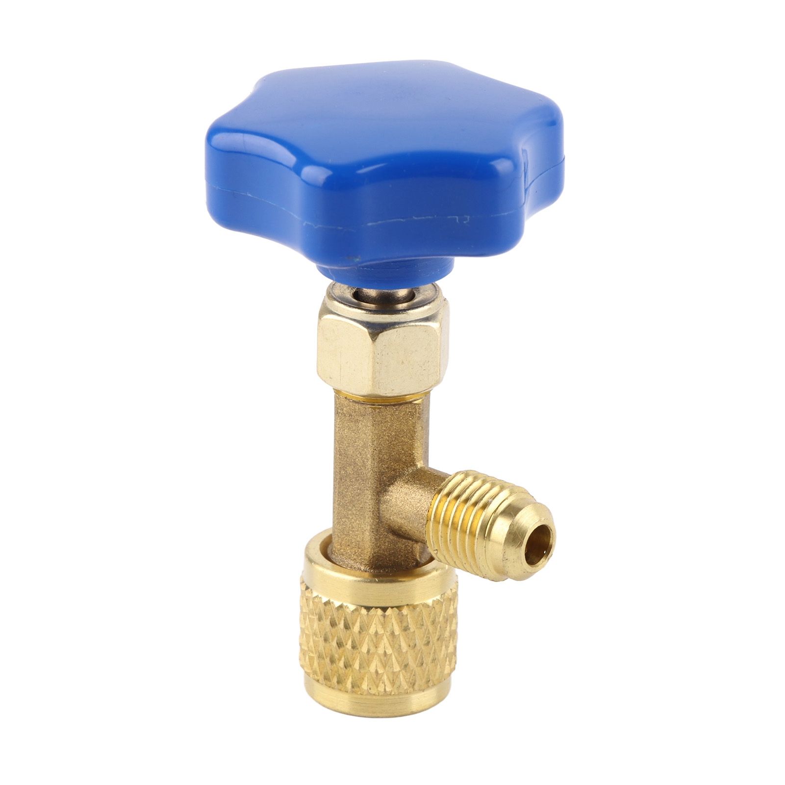 Universal Refrigerant Safety Valve Brass 1cm Diameter Cylinder Valve view 12