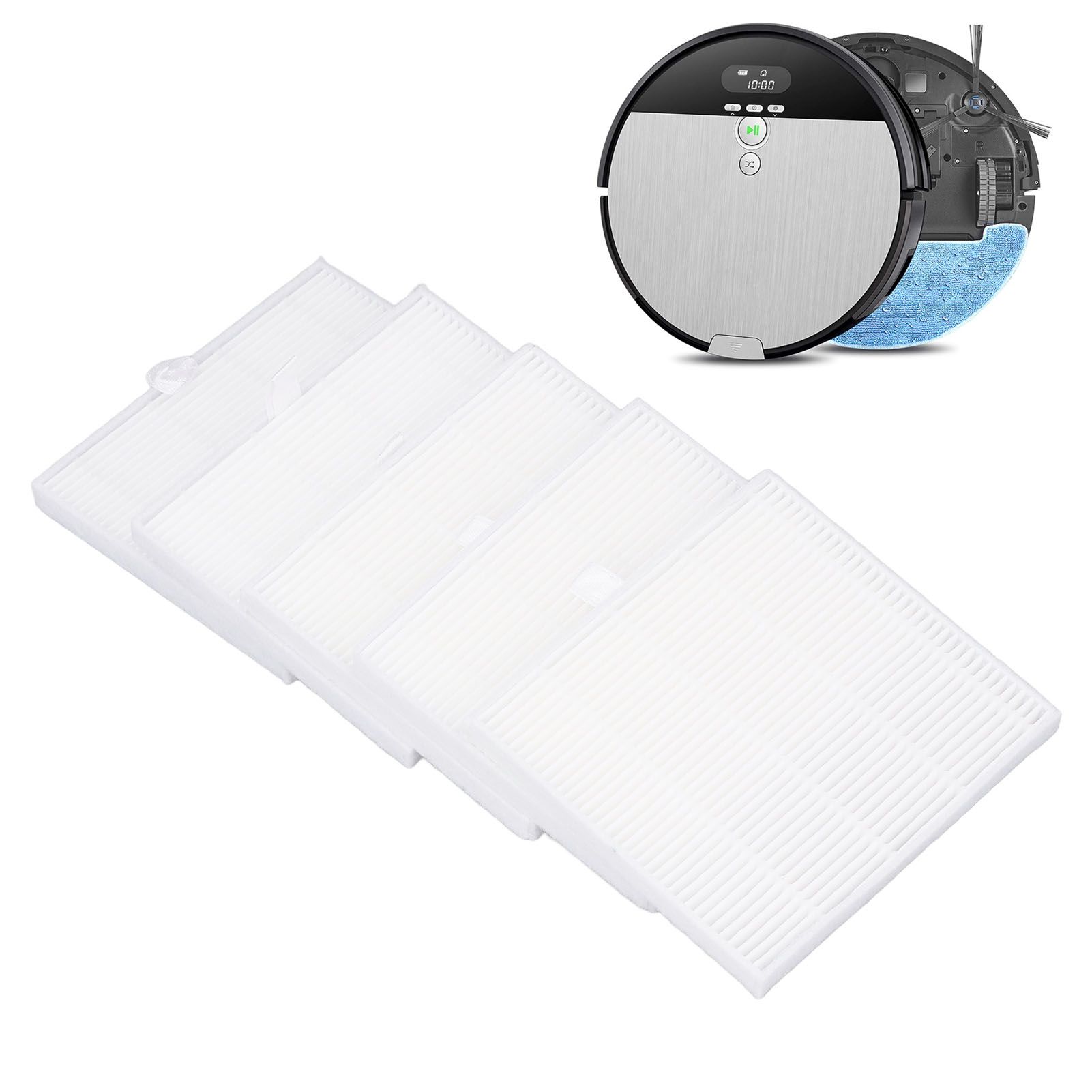 5 PCS Sweeper Replacement Filters for ILIFE A7 V80 V8s Sweeping Robot Filter view 11