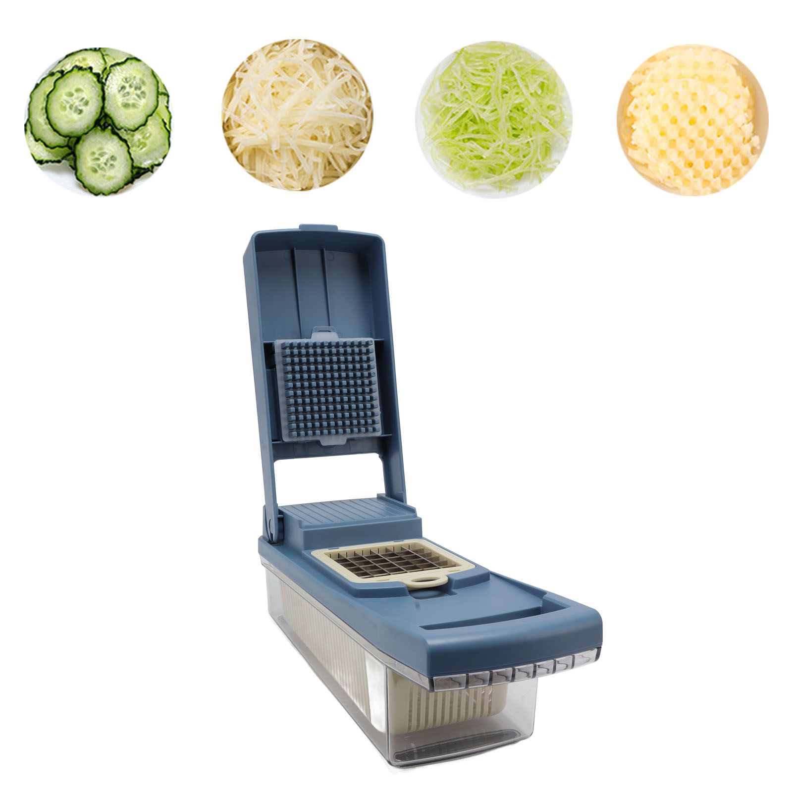 Vegetable Chopper Detachable Easy to Assemble Chopper Vegetable Cutter Food view 11