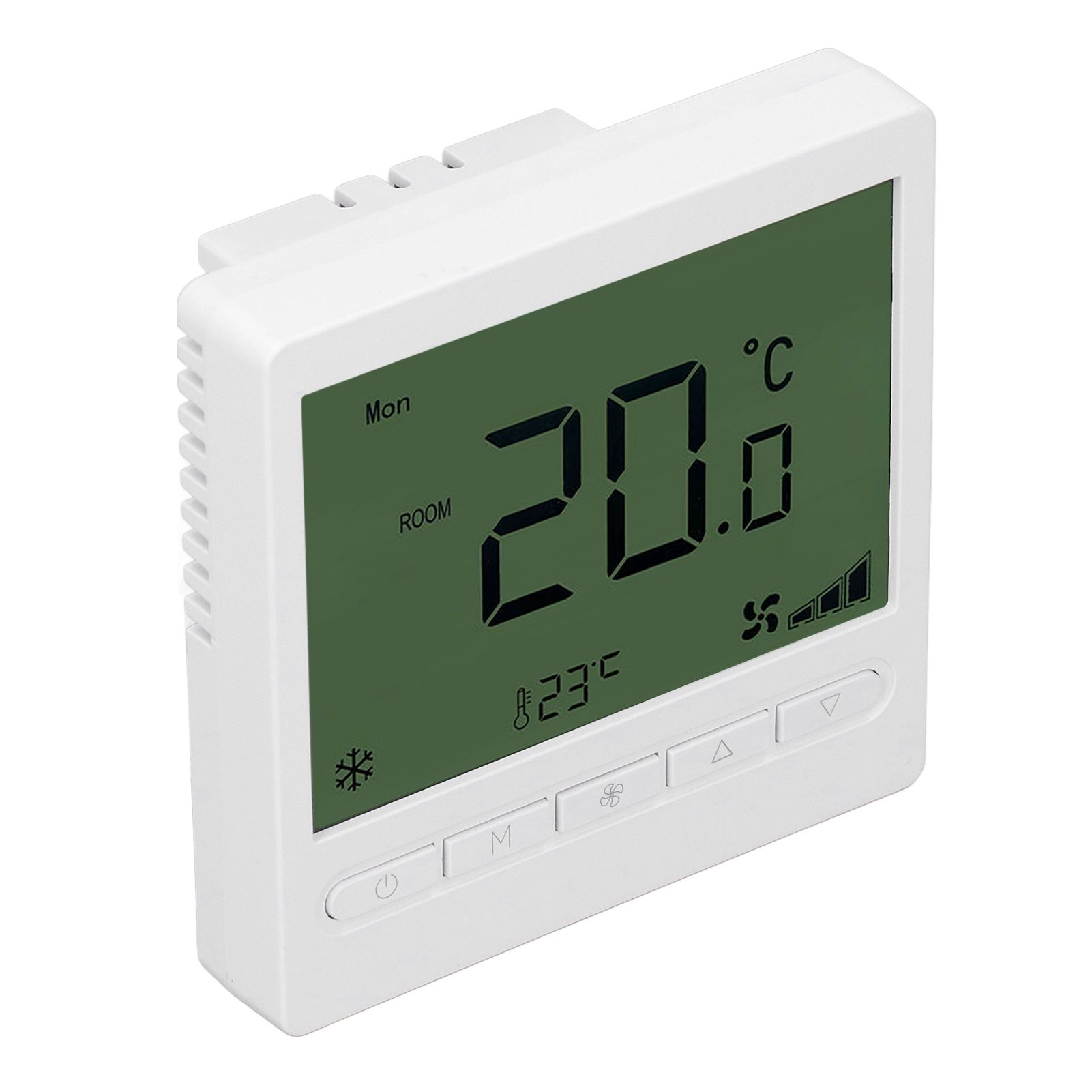 Smart Fan Coil Thermostat ABS LCD Screen Anti Interference Intelligent view 5