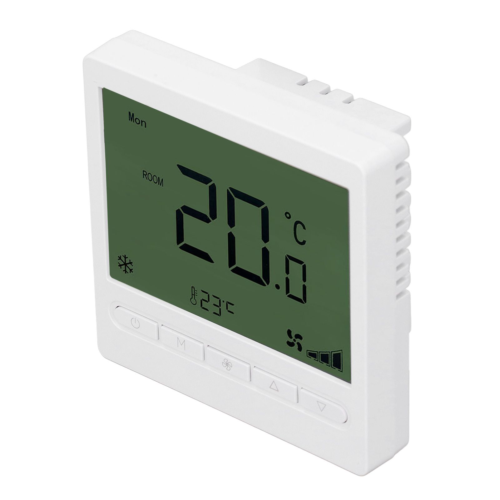 Smart Fan Coil Thermostat ABS LCD Screen Anti Interference Intelligent view 6