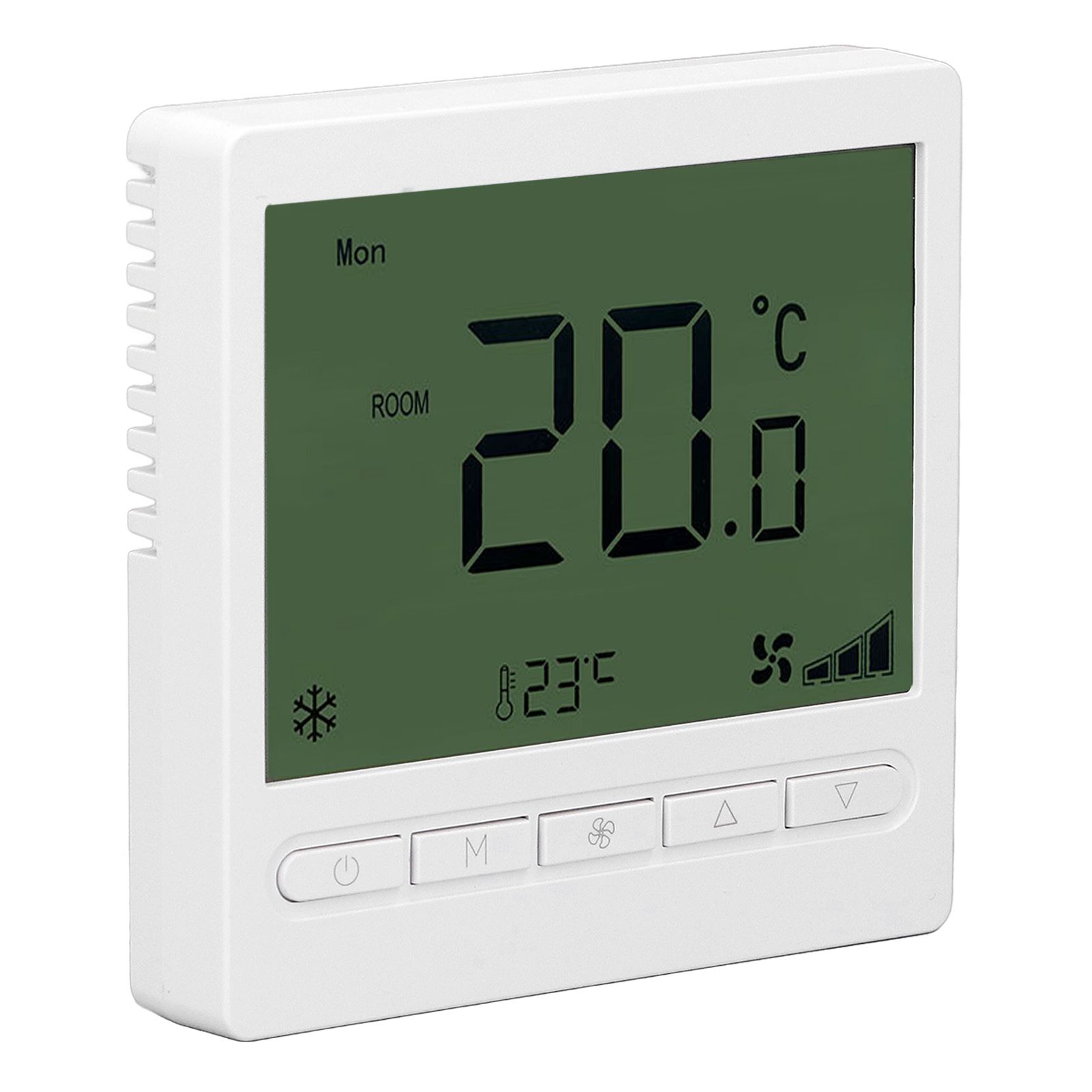 Smart Fan Coil Thermostat ABS LCD Screen Anti Interference Intelligent view 8