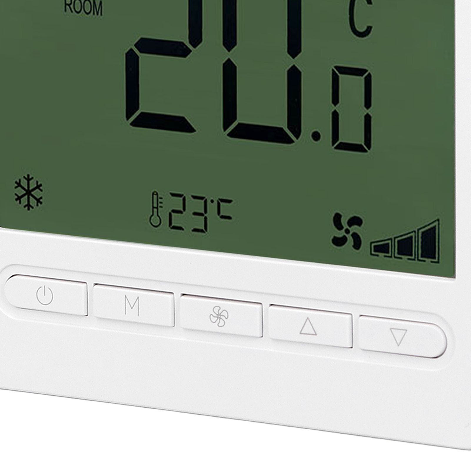 Smart Fan Coil Thermostat ABS LCD Screen Anti Interference Intelligent view 14