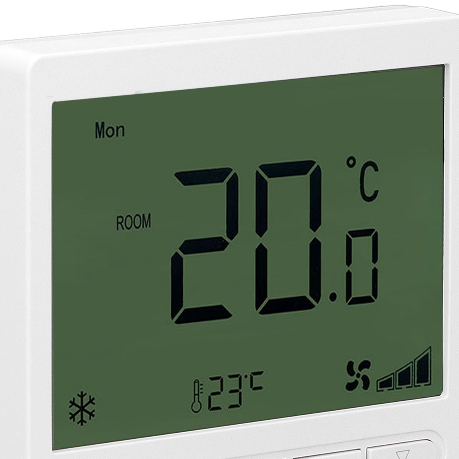 Smart Fan Coil Thermostat ABS LCD Screen Anti Interference Intelligent view 15