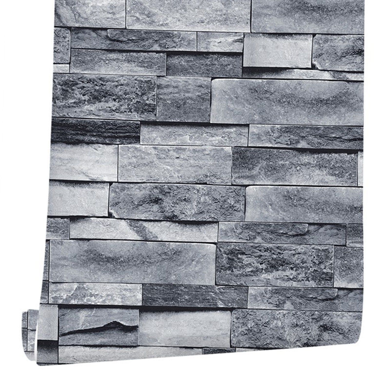 Self Adhesive Wallpaper 3D Simulation Brick Designed Thickened Paper Wall view 2