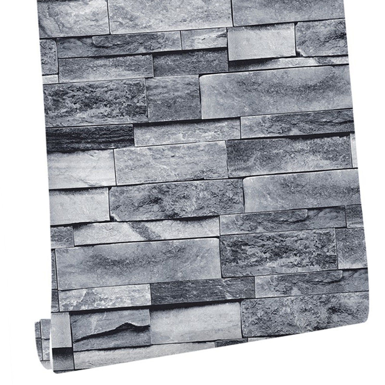 Self Adhesive Wallpaper 3D Simulation Brick Designed Thickened Paper Wall view 4