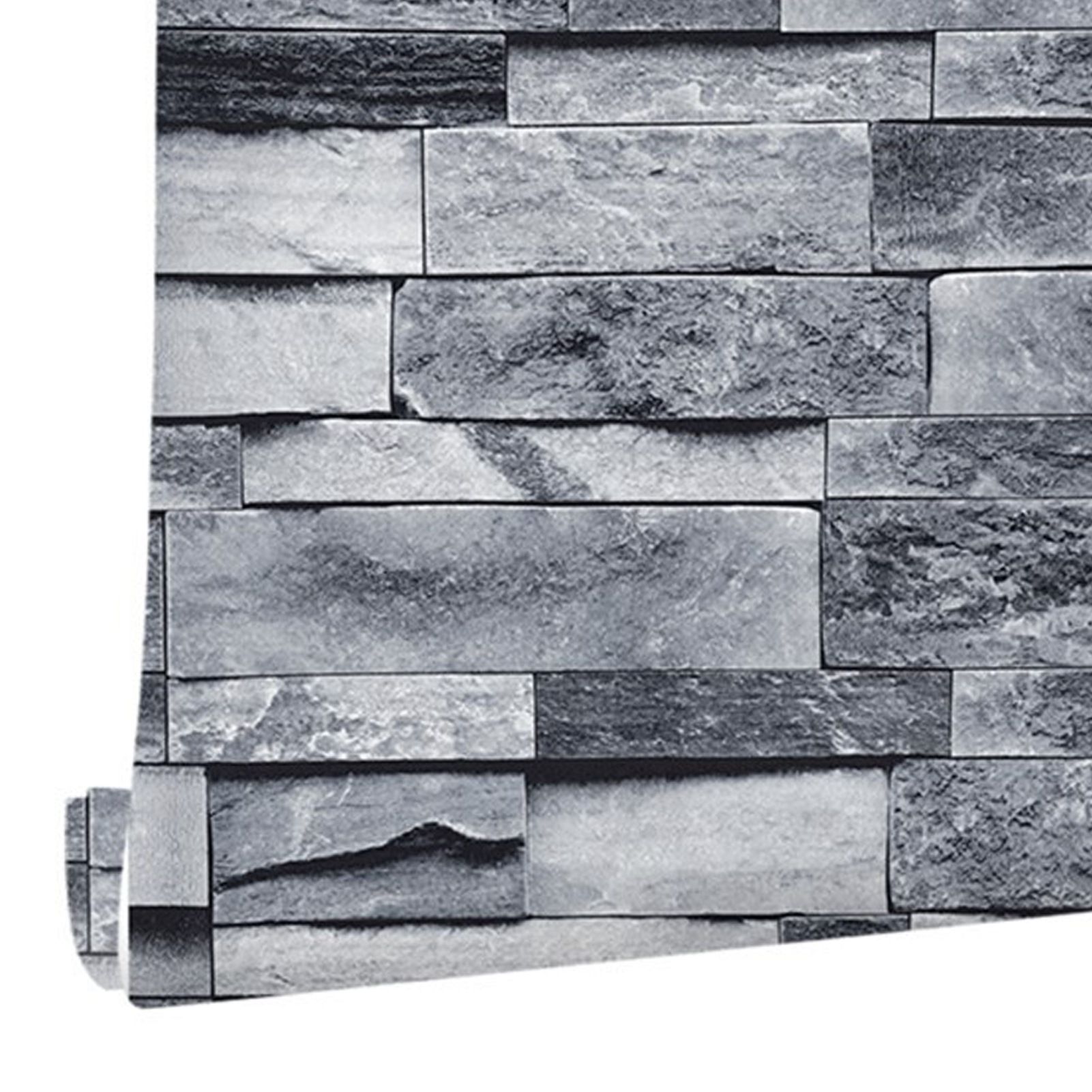 Self Adhesive Wallpaper 3D Simulation Brick Designed Thickened Paper Wall view 8