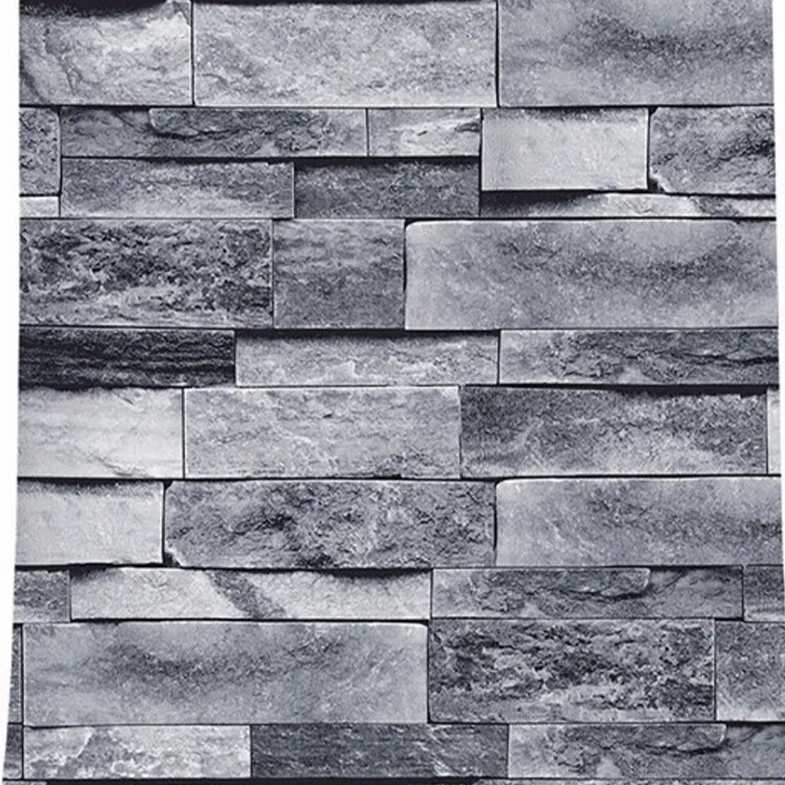 Self Adhesive Wallpaper 3D Simulation Brick Designed Thickened Paper Wall view 9