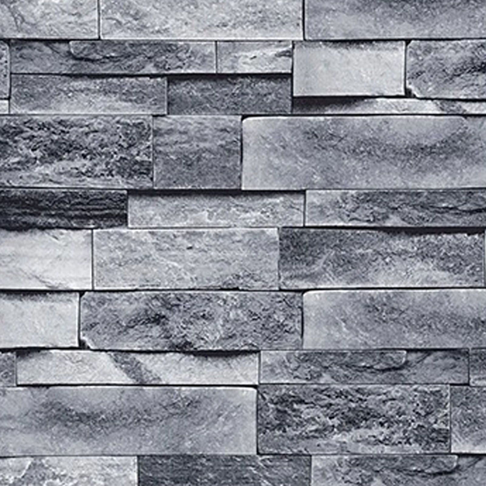 6m/19.69ft Wallpaper Vintage Brick Self Adhesive Peel and Stick 3D Wall view 8