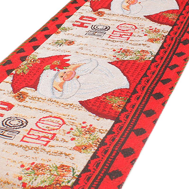 Christmas Table Runner Flag Printing Wear Dirt Resistant Xmas Christmas Table view 2