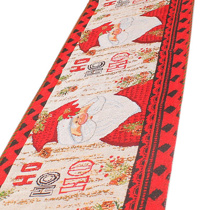 Christmas Table Runner Flag Printing Wear Dirt Resistant Xmas Christmas Table view 5