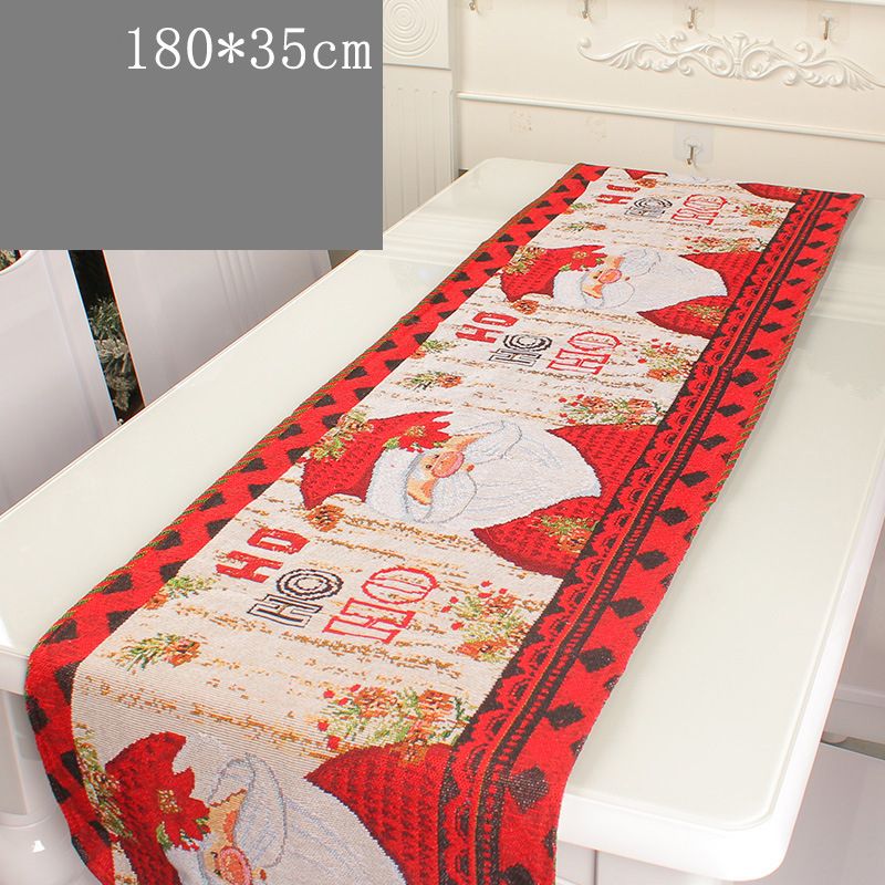 Christmas Table Runner Flag Printing Wear Dirt Resistant Xmas Christmas Table view 11