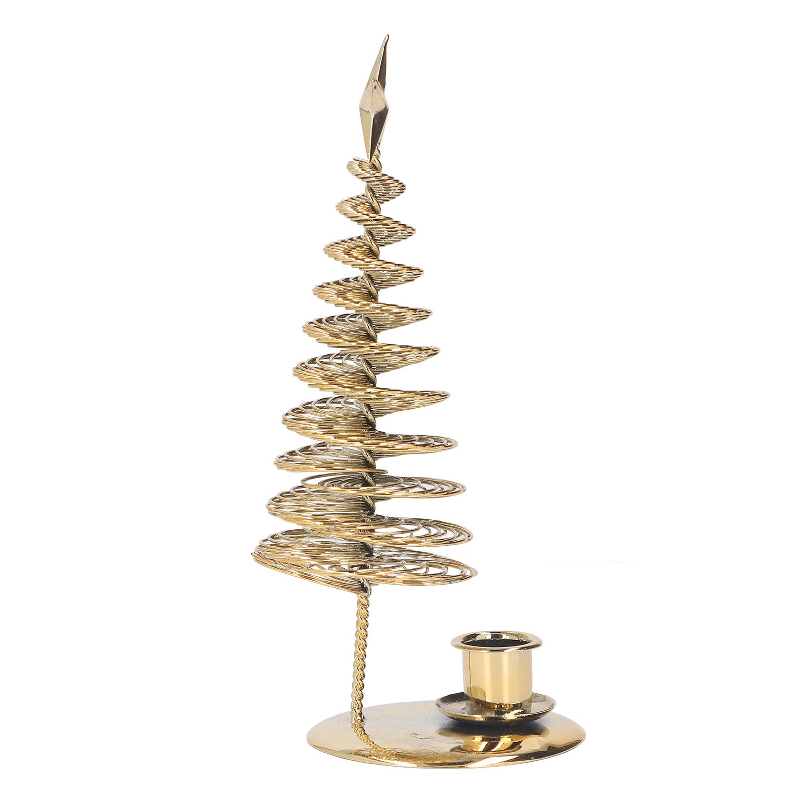 Metal Pine Tree Christmas Tree Tealight Candle Holder Candlestick Ornaments view 5