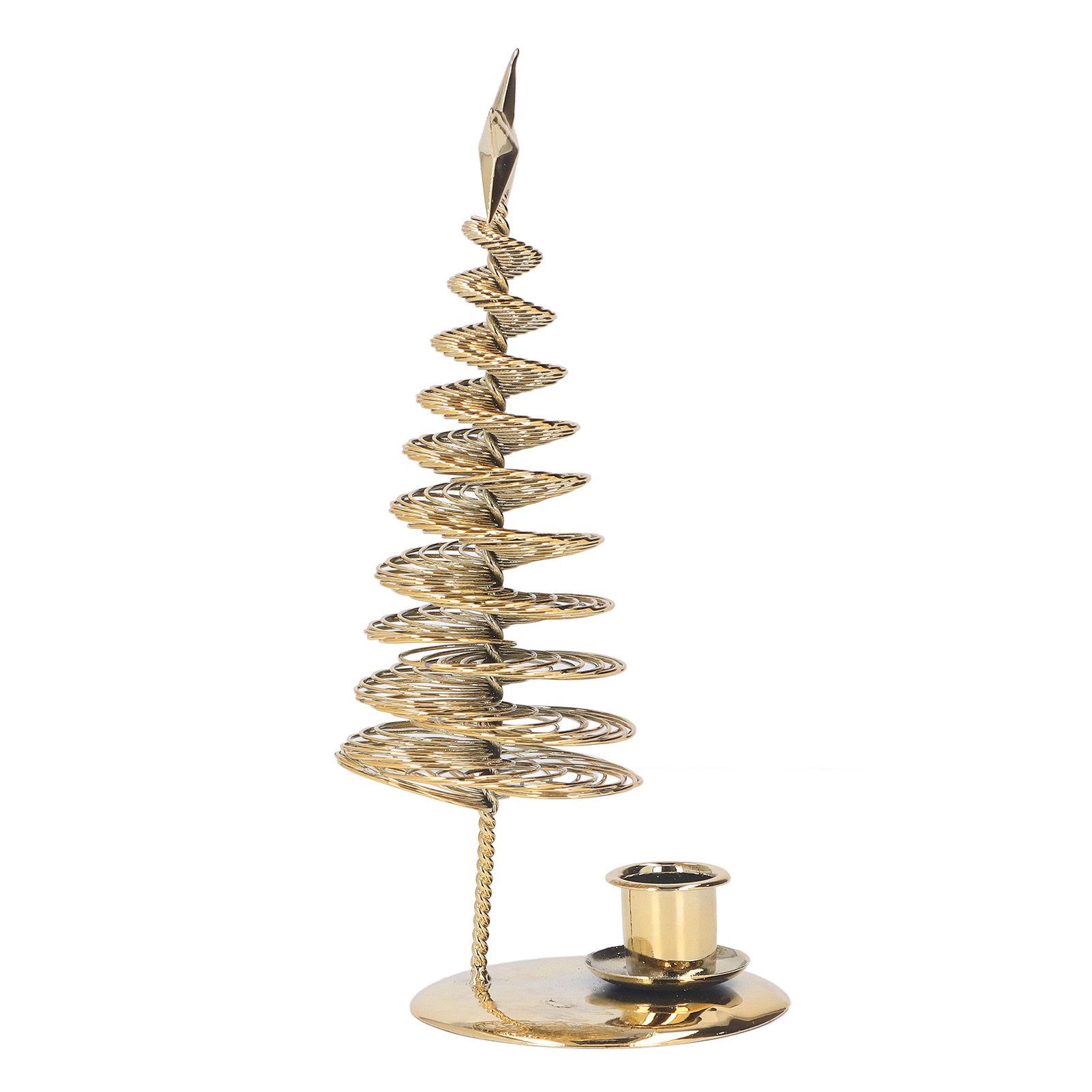 Metal Pine Tree Christmas Tree Tealight Candle Holder Candlestick Ornaments view 9