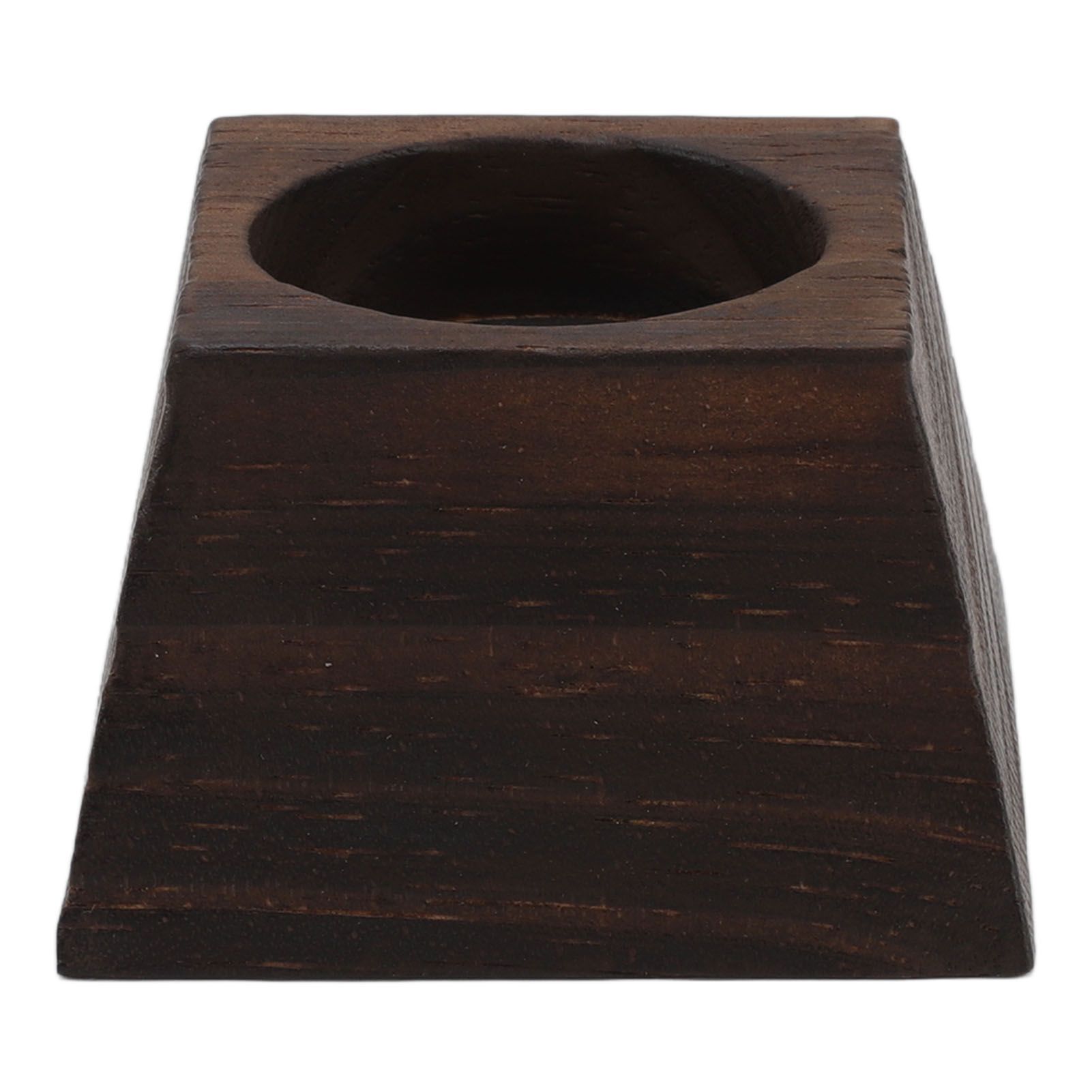 Candle Holder Trapezoid Wood Retro Table Decoration Ornament for Christmas Day view 2