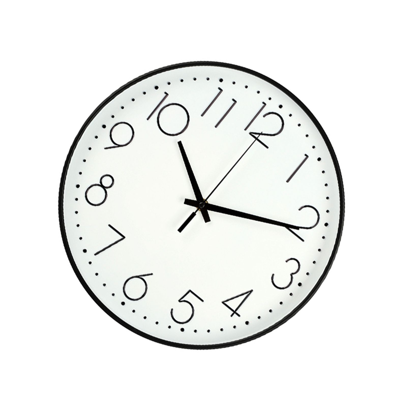 8 Inch Silent Wall Clock Non Ticking Decorative Easy to Read Round Wall Clock view 3