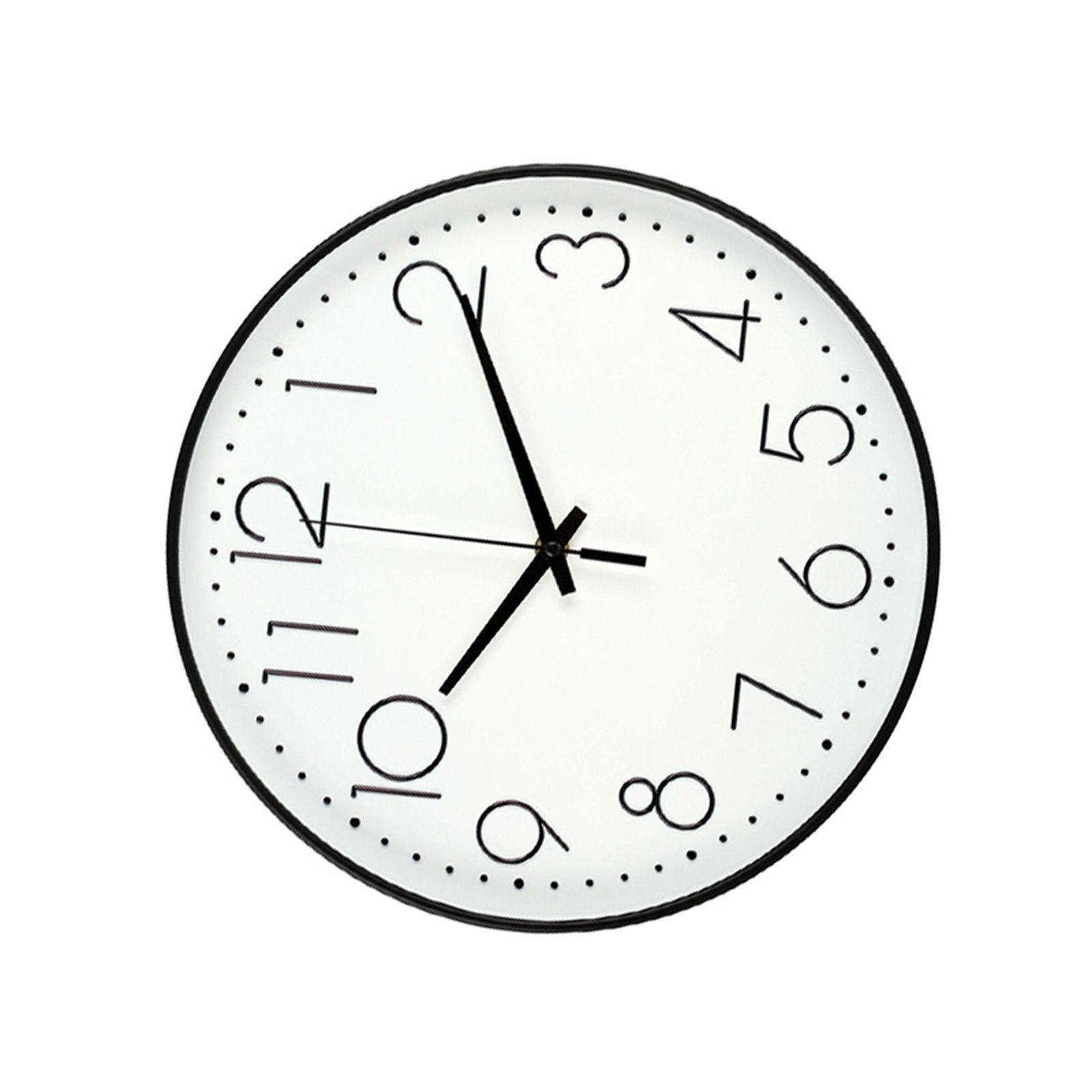 8 Inch Silent Wall Clock Non Ticking Decorative Easy to Read Round Wall Clock view 4