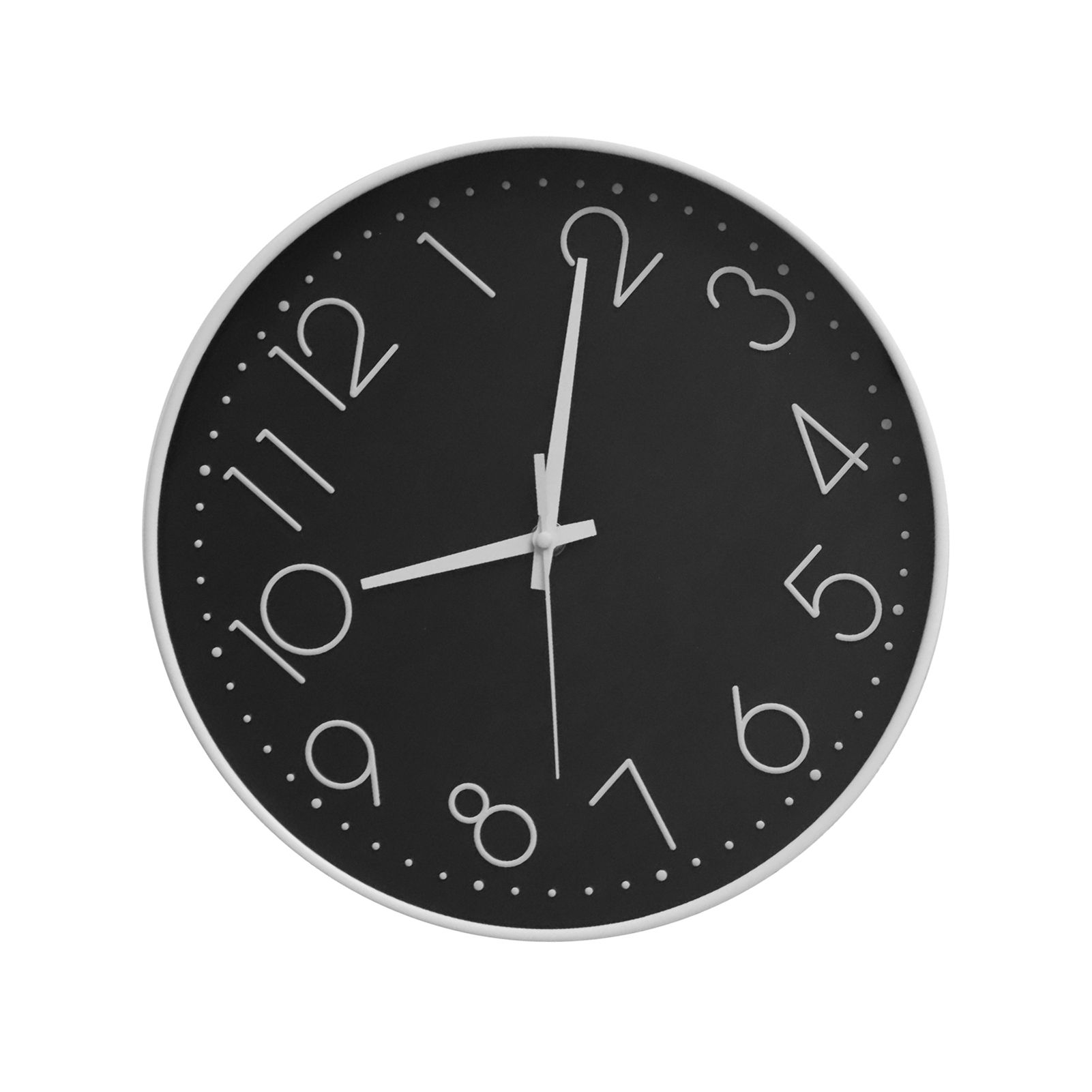 8 Inch Silent Wall Clock Non Ticking Decorative Easy to Read Round Wall Clock view 3