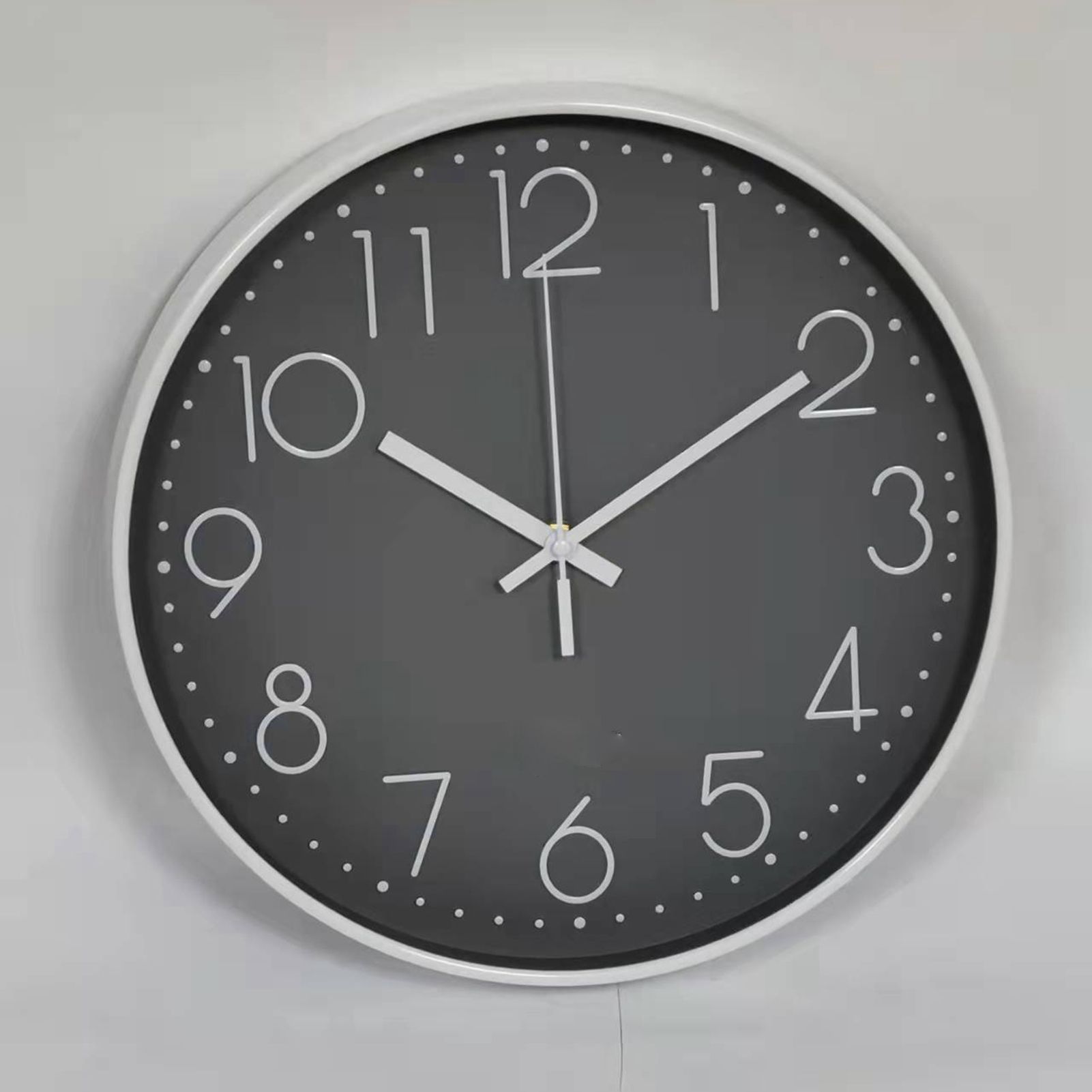 8 Inch Silent Wall Clock Non Ticking Decorative Easy to Read Round Wall Clock view 11