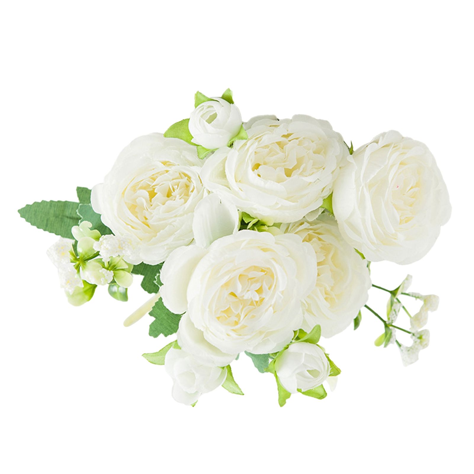 2 Bunches Artificial Peonies Romantic Vivid 6cm Diameter Attractive Decorative view 3