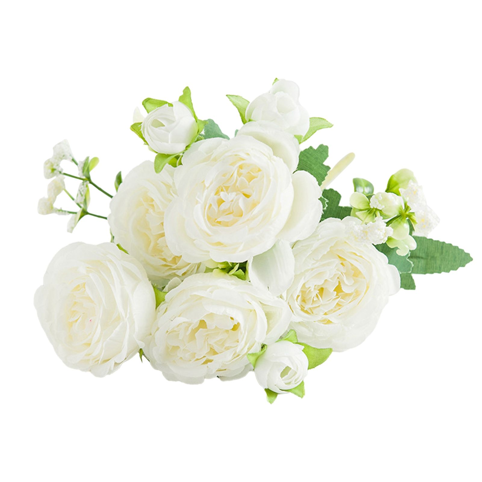 2 Bunches Artificial Peonies Romantic Vivid 6cm Diameter Attractive Decorative view 4