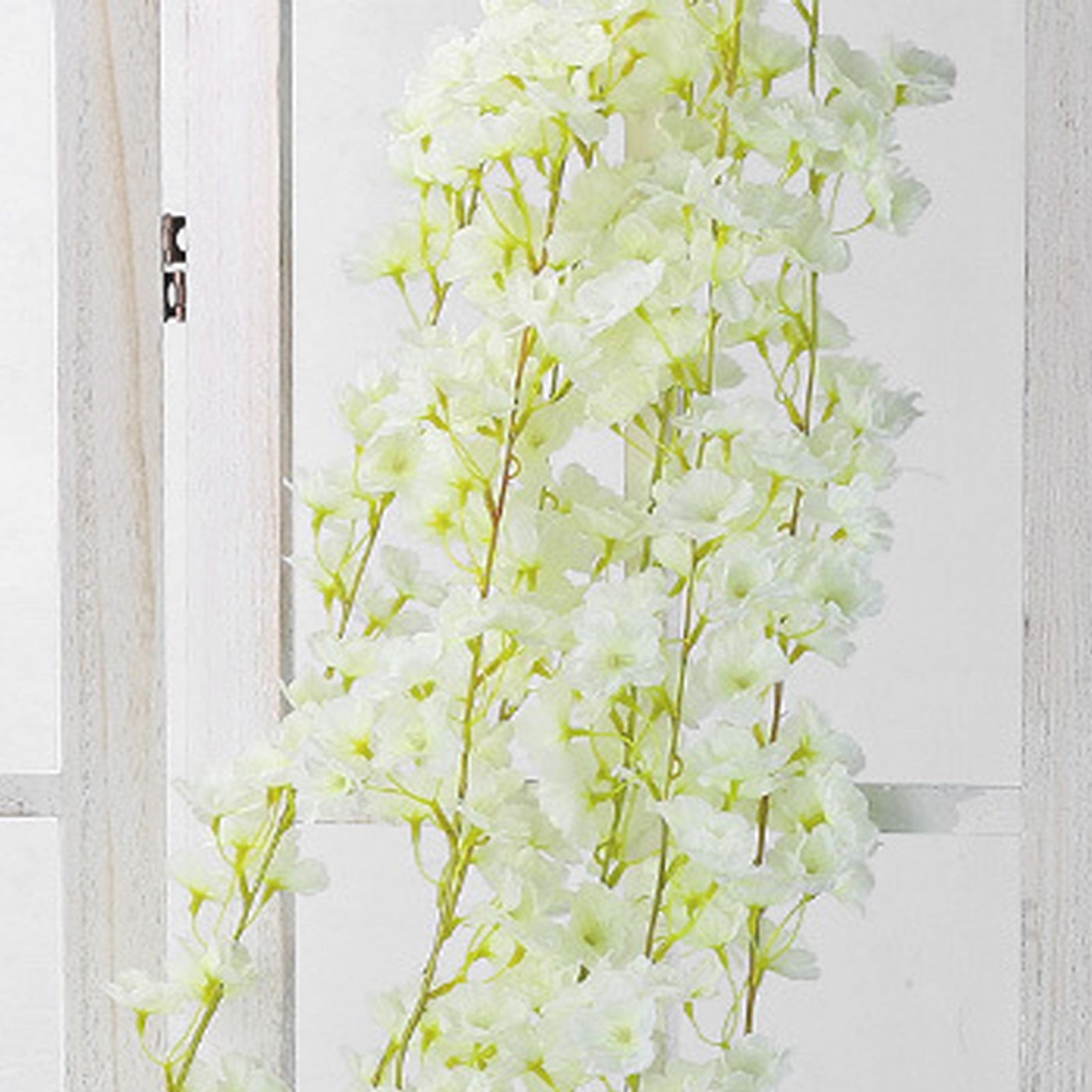 Artificial Flower Rattan Single 1.8m 135pcs Flowers Head Vivid Decorative Silk view 7