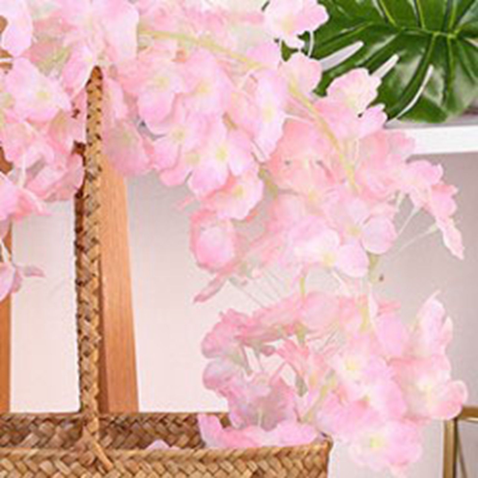 1.8m 256 Simulated Artificial Sakura Flower Garland Hanging Vines for Spring view 5