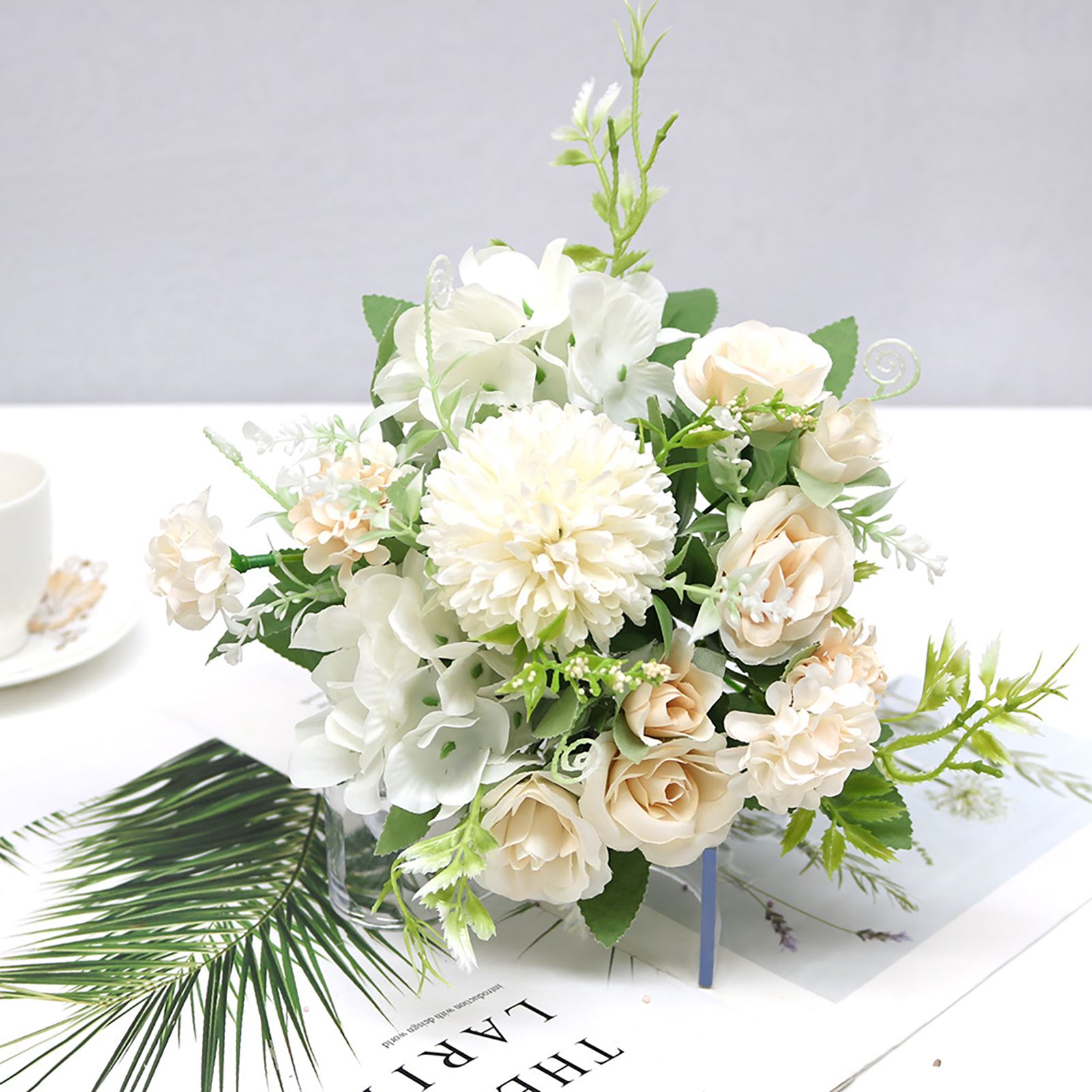 Artificial Flower Exquisite Lifelike Silk Cloth Faux Flower for Photography view 10