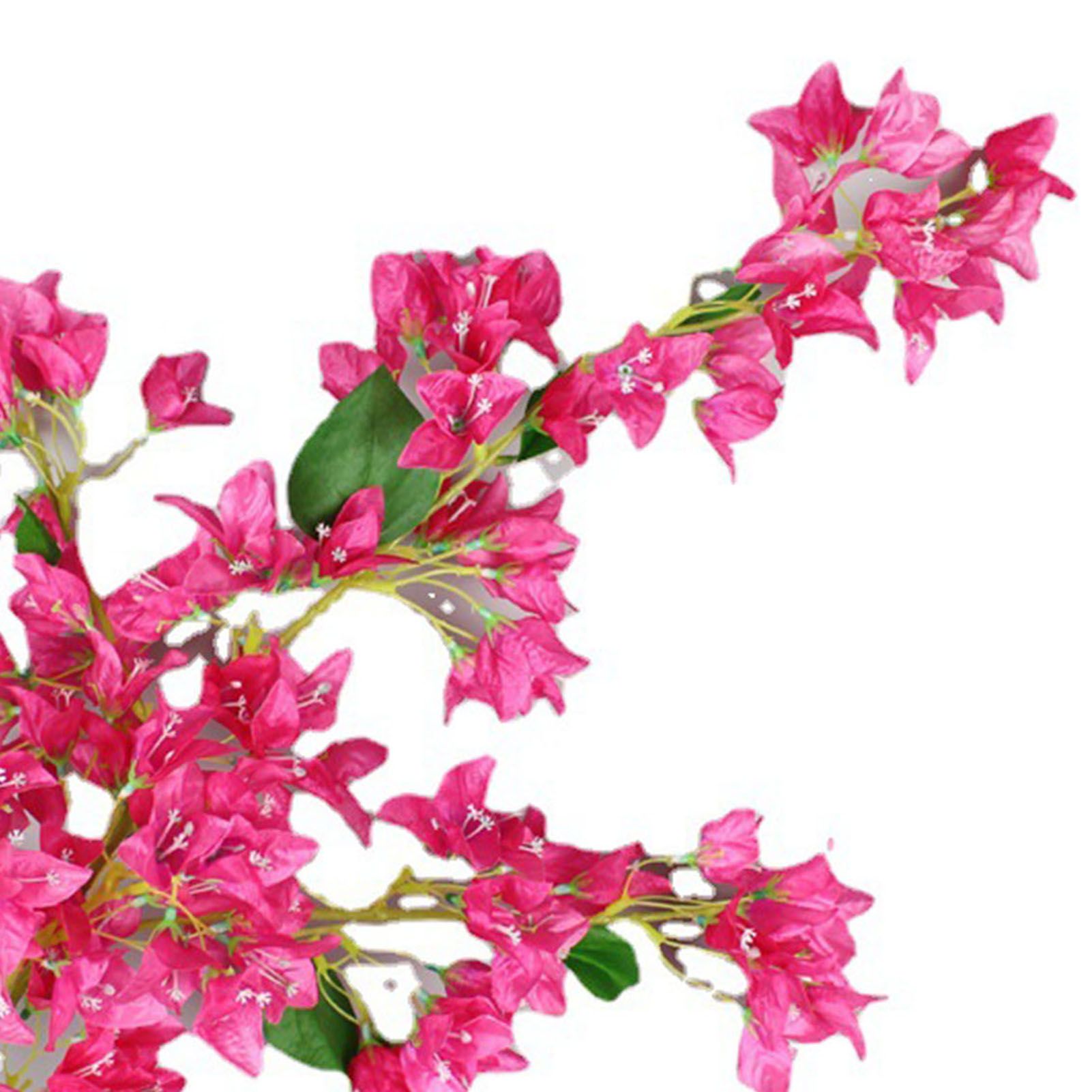 120cm Artificial Silk Bougainvillea Branches Faux Rose Red Bougainvillea with view 7
