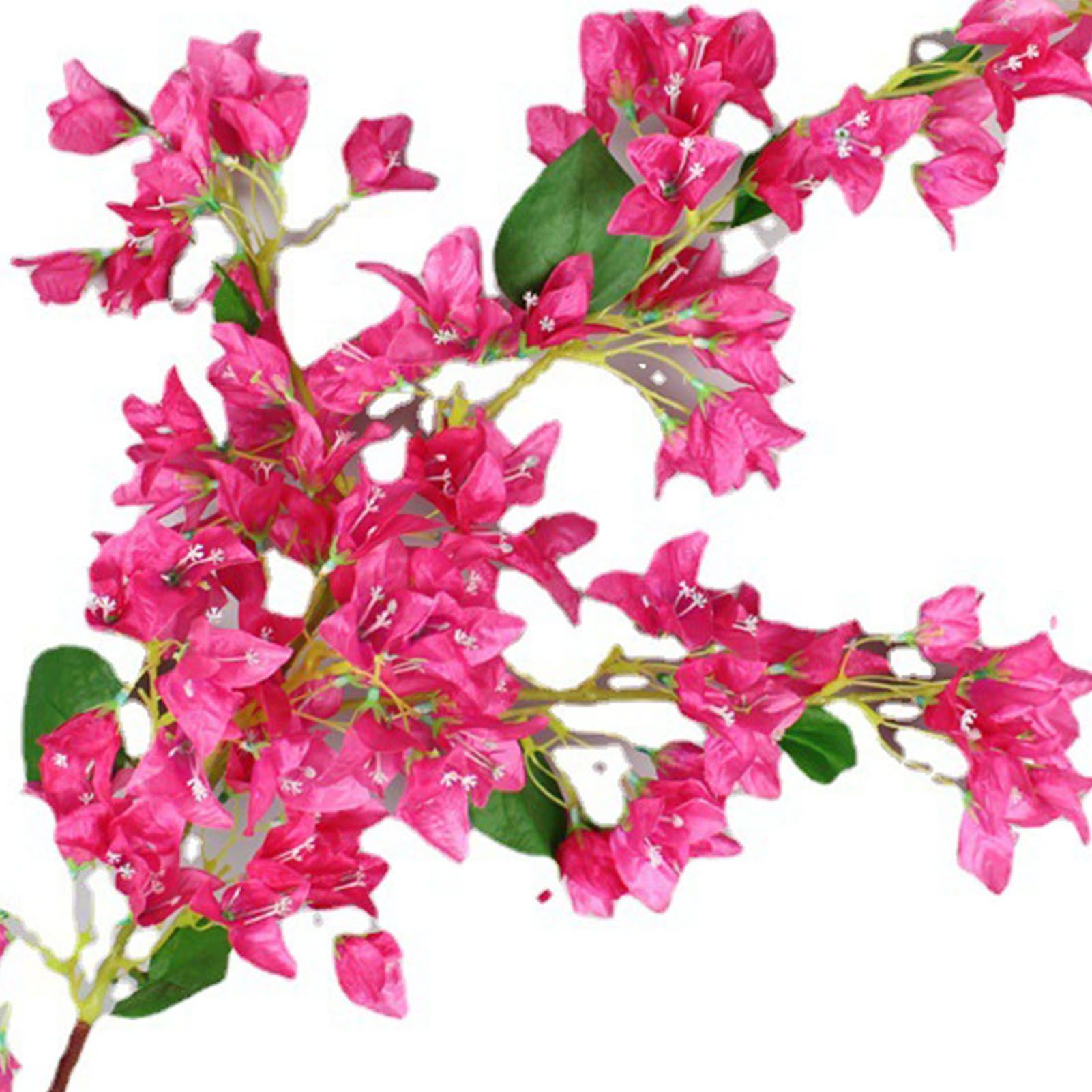 120cm Artificial Silk Bougainvillea Branches Faux Rose Red Bougainvillea with view 8