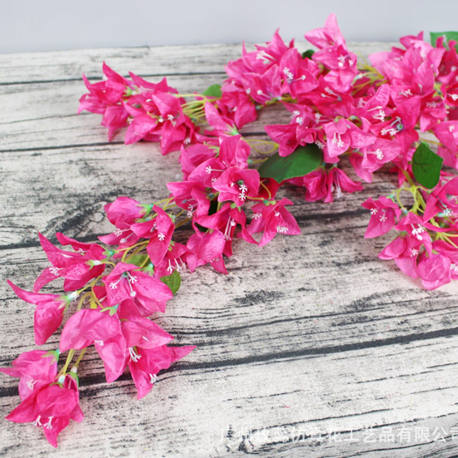 120cm Artificial Silk Bougainvillea Branches Faux Rose Red Bougainvillea with view 10