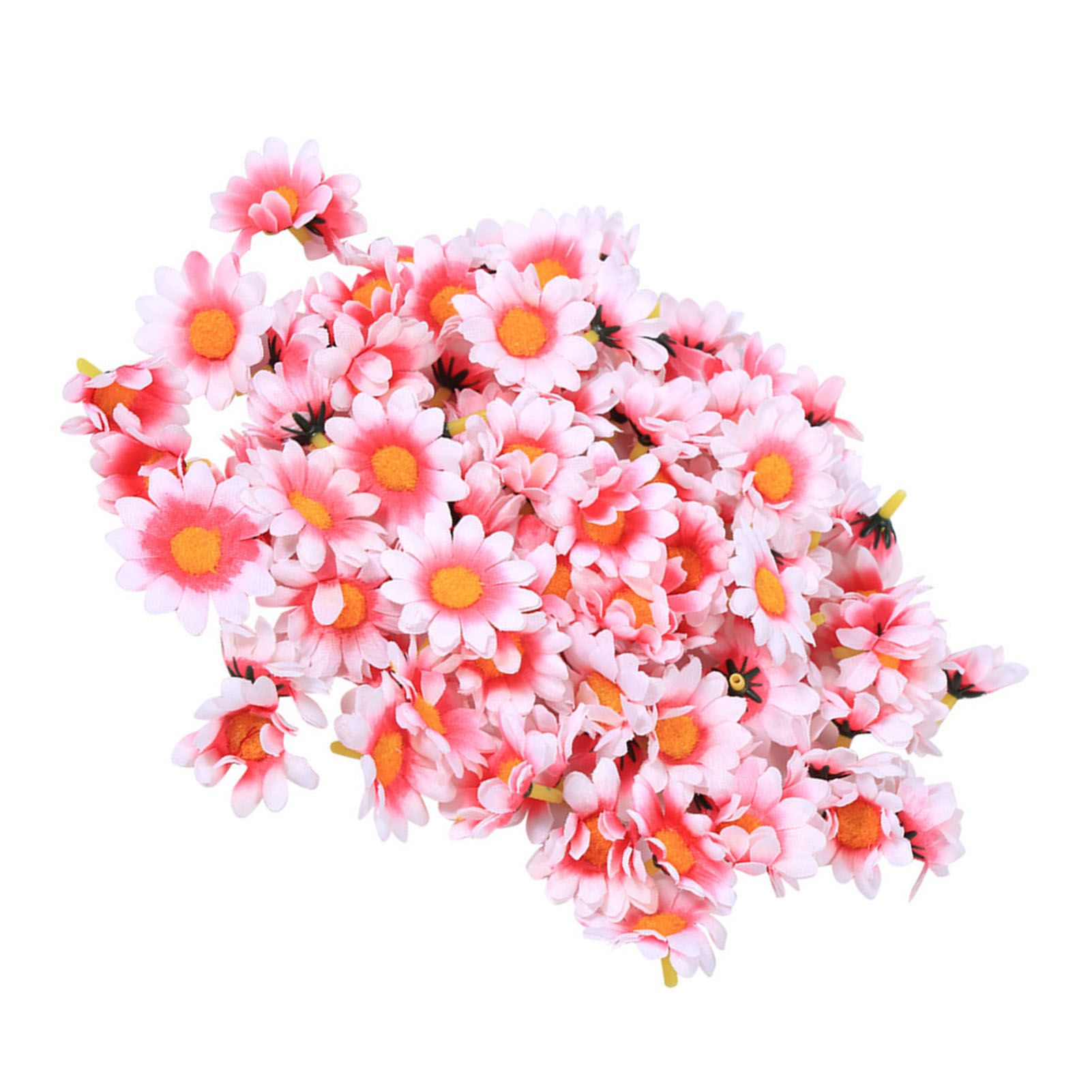 100pcs Artificial Little Daisy Lovely DIY Handcraft Silk Little Daisy for view 4