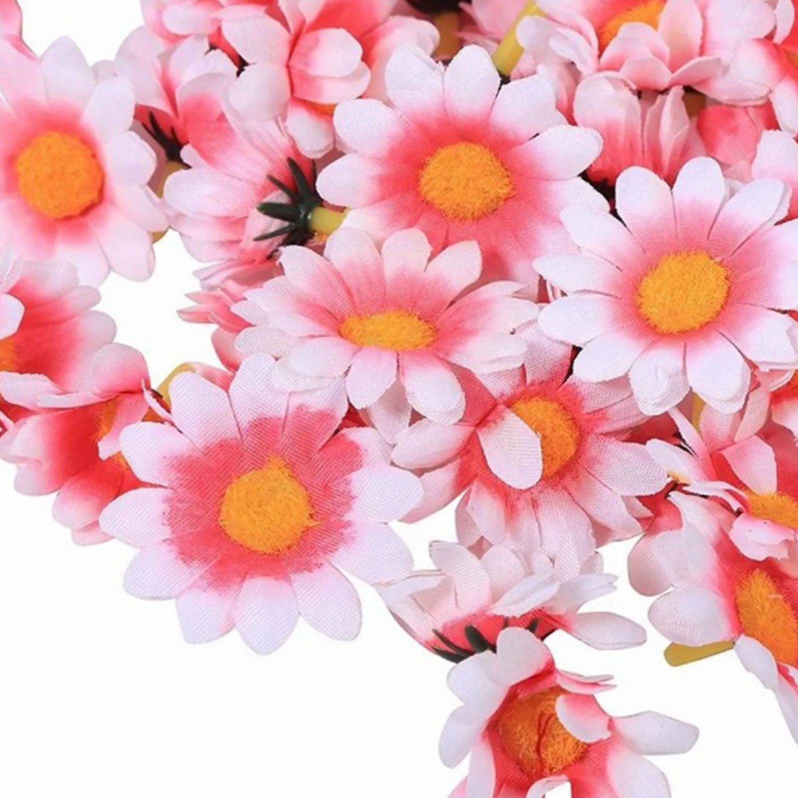 100pcs Artificial Little Daisy Lovely DIY Handcraft Silk Little Daisy for view 7
