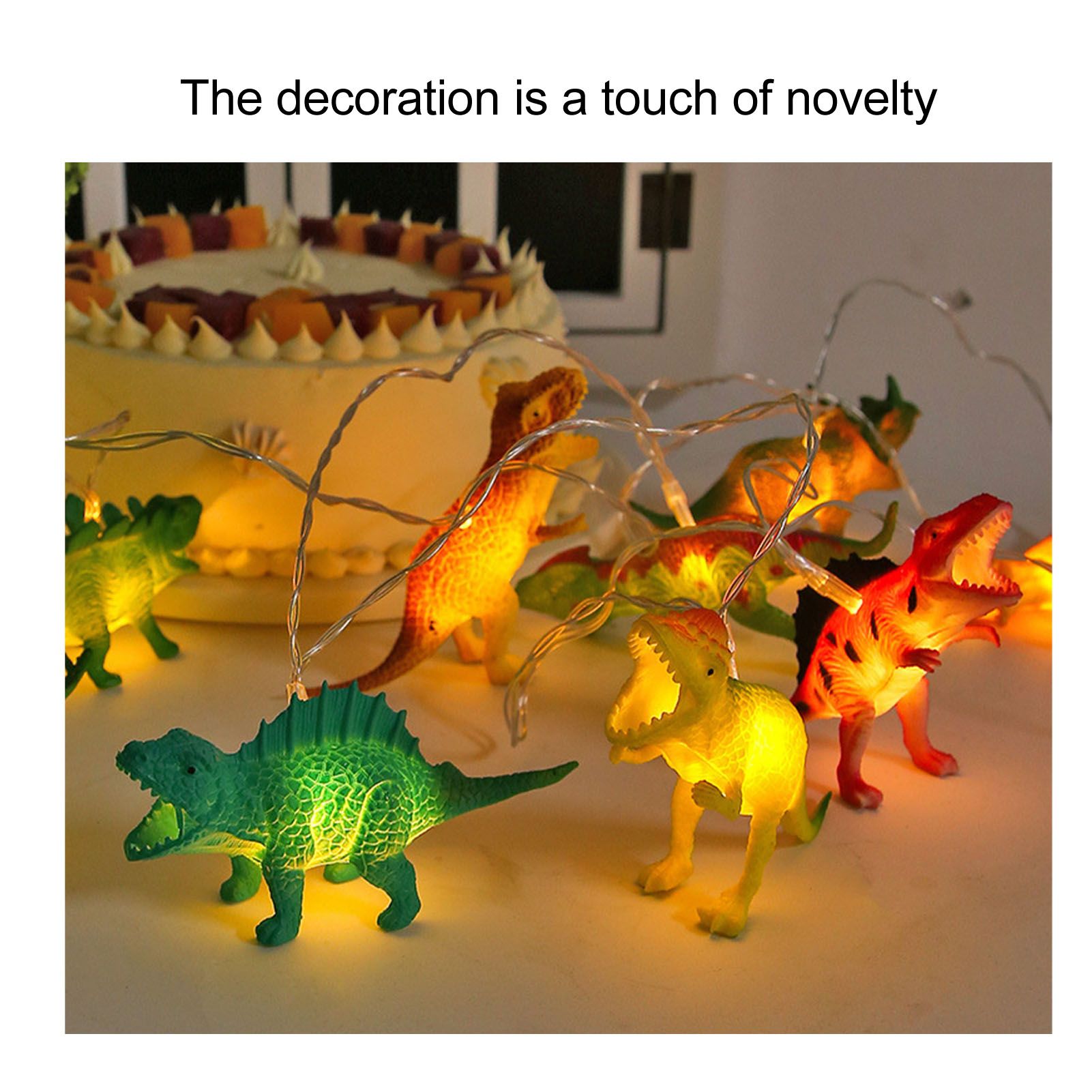 Dinosaur String Lamp 2m 10LED String Lights Animal Fashionable Decorative view 10