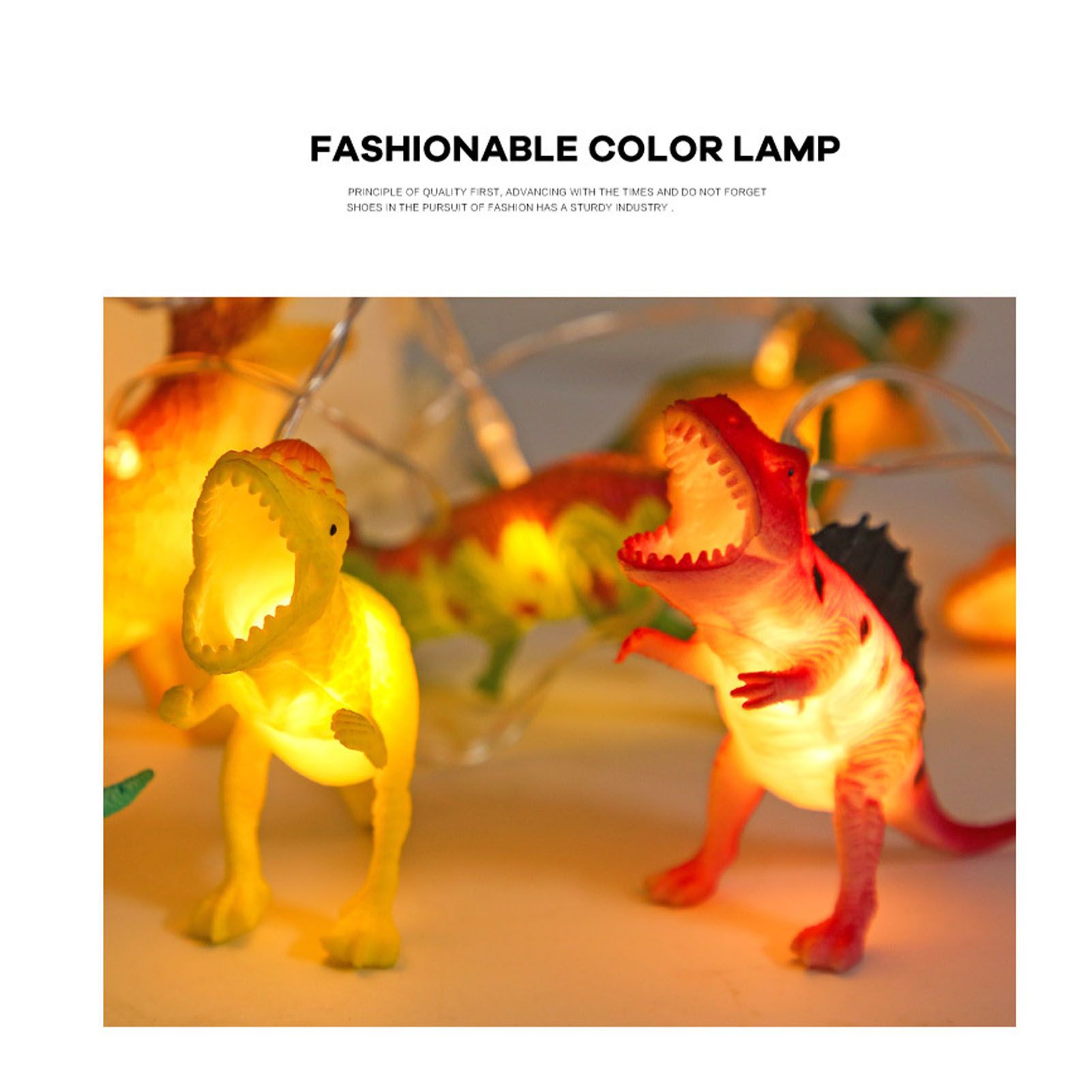 Dinosaur String Lamp 2m 10LED String Lights Animal Fashionable Decorative view 13
