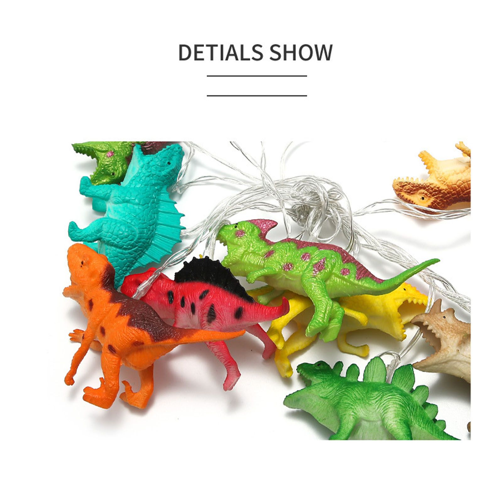 Dinosaur String Lamp 2m 10LED String Lights Animal Fashionable Decorative view 15