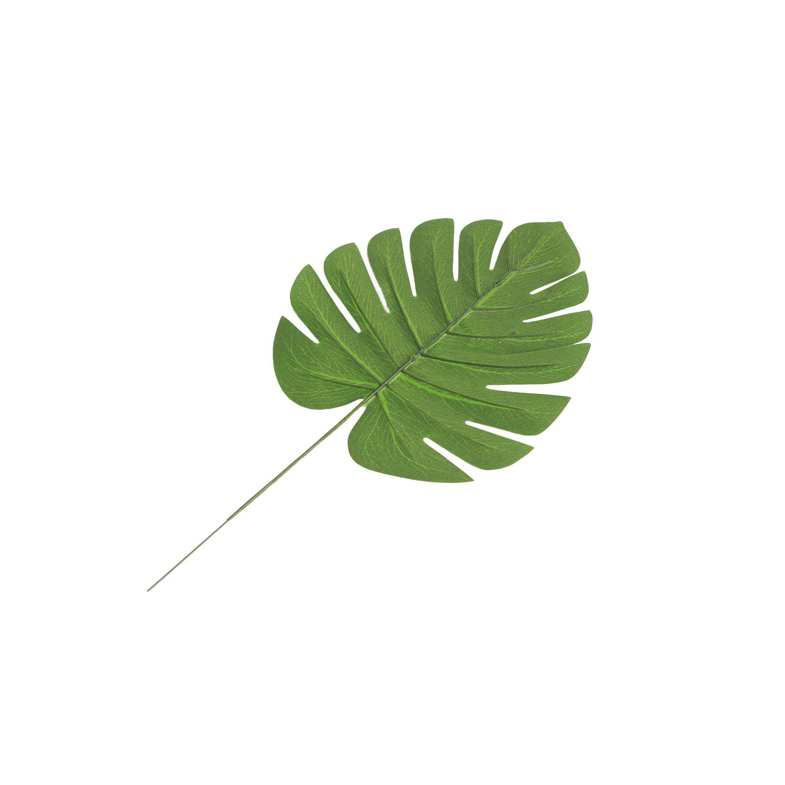 70pcs Simulated Palm Leaves Decorative Practical 10 Kinds Fake Faux Jungle view 3