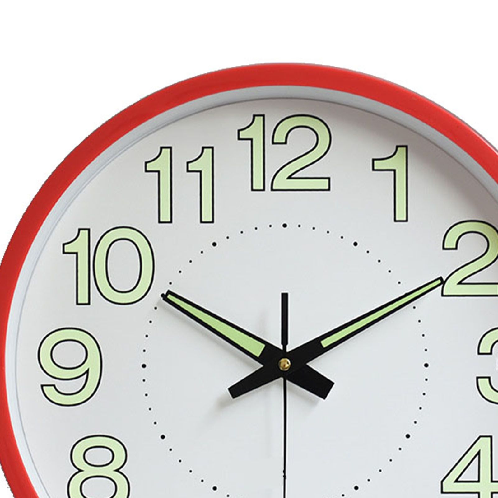 12 Inch Luminous Wall Clock Minimalist Round Quartz Clock for Bedroom Living view 9