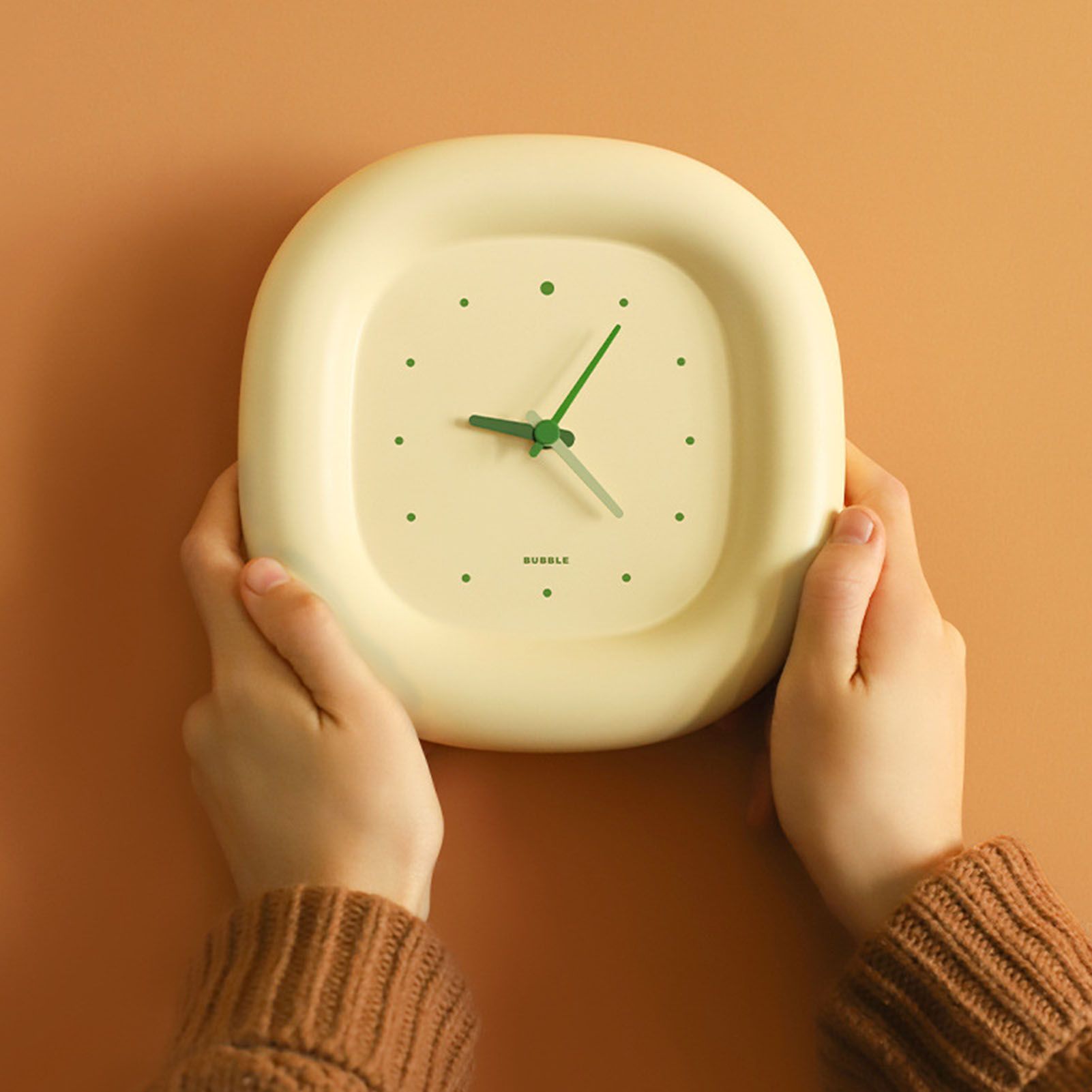 Cute Wall Clock Simple Lovely Vivid Colors Strong ABS Multifunction Kids Wall view 6