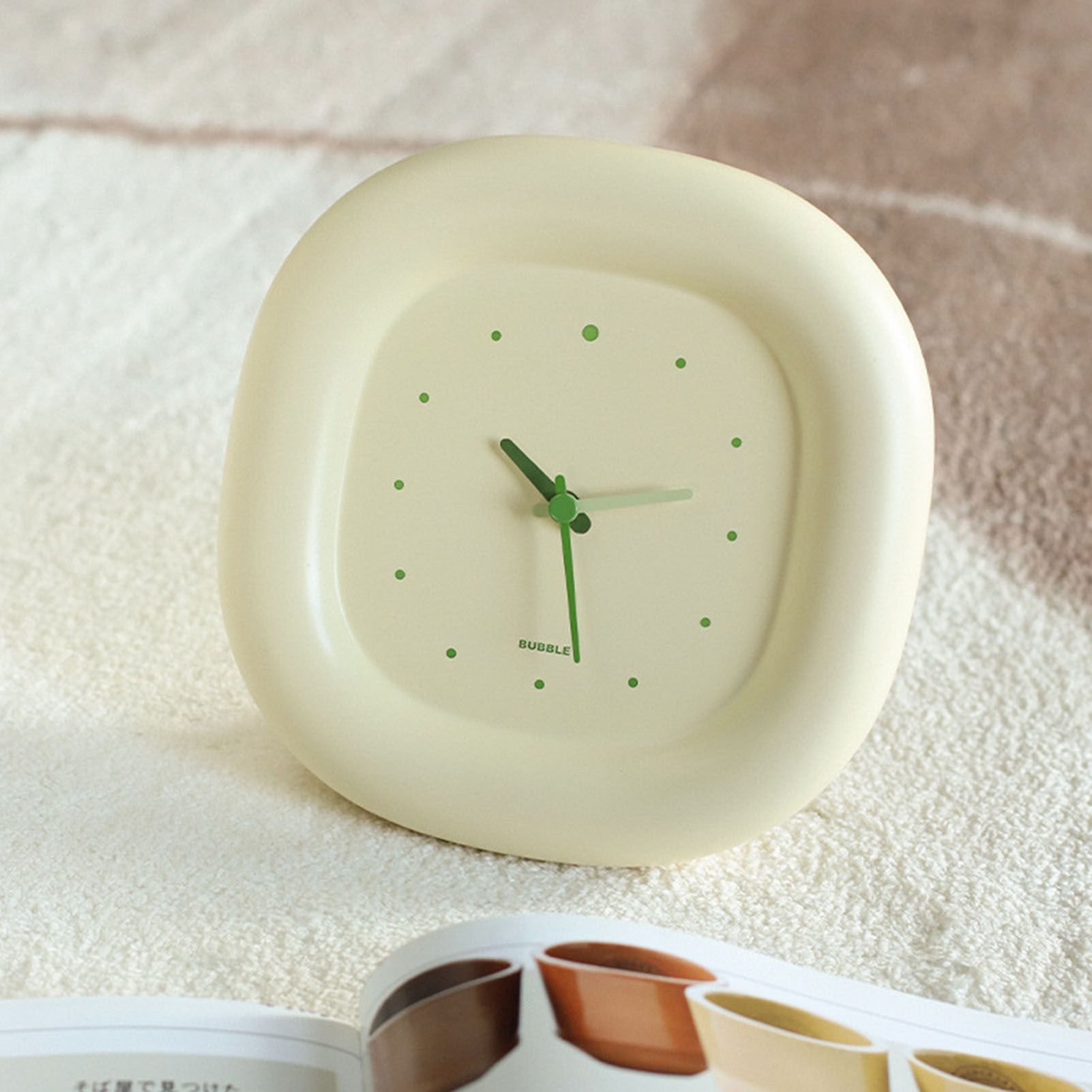 Cute Wall Clock Simple Lovely Vivid Colors Strong ABS Multifunction Kids Wall view 10