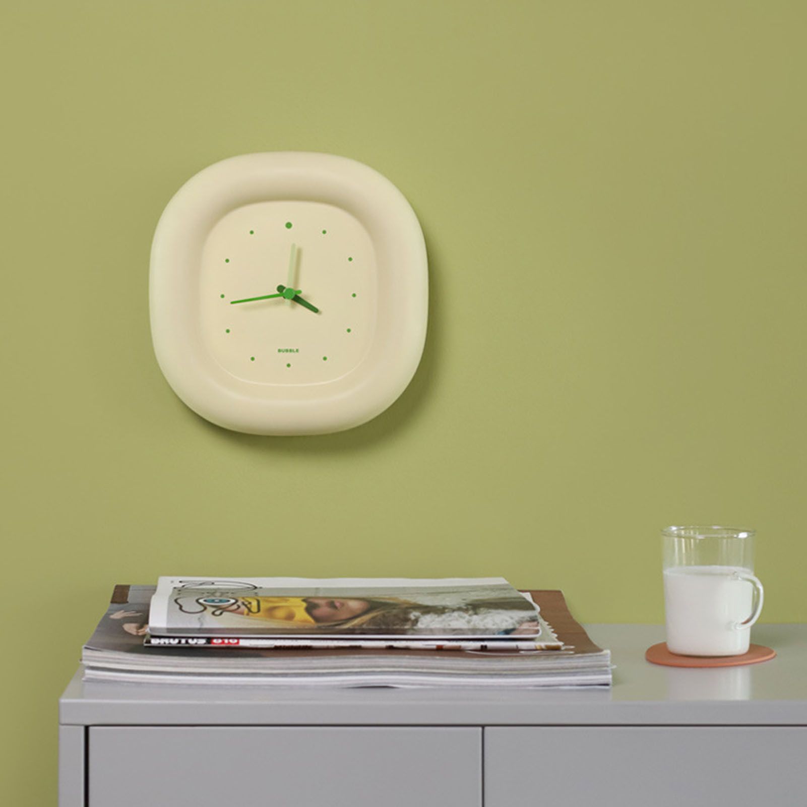 Cute Wall Clock Simple Lovely Vivid Colors Strong ABS Multifunction Kids Wall view 12