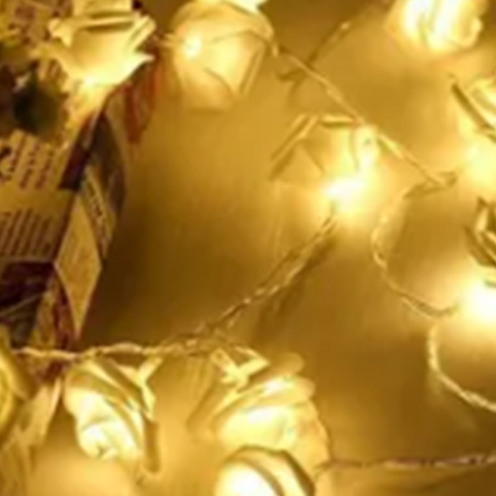 LED Rose Flower String Light Simulated Rose Flower Fairy String Lights for view 15
