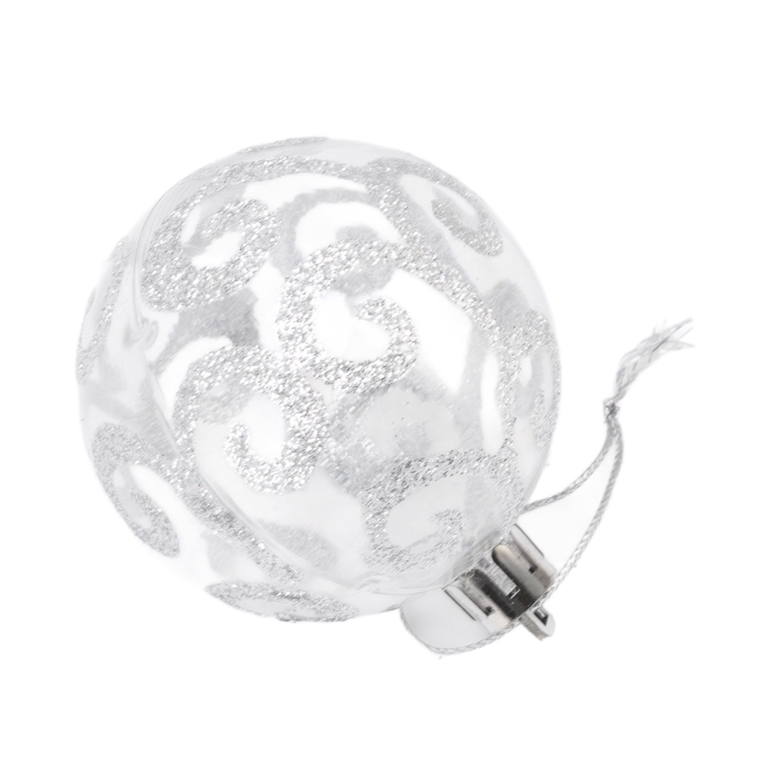 9Pcs Christmas Ball Ornaments Exquisite Plastic Shatterproof Hanging Christmas view 13
