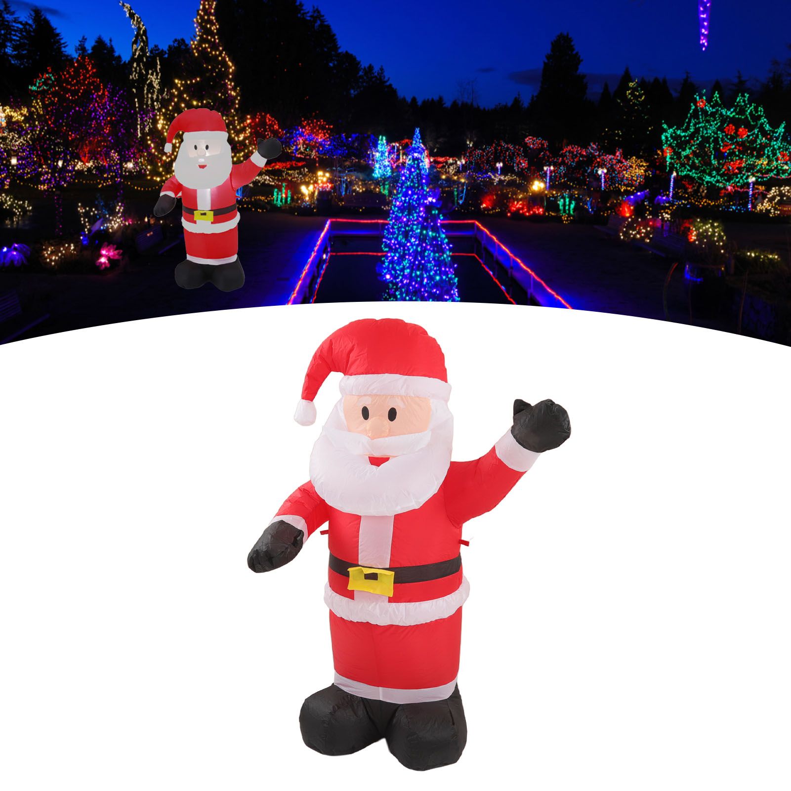 Christmas Inflatable Santa Waterproof Tear Resistance Inflatable Santa view 11