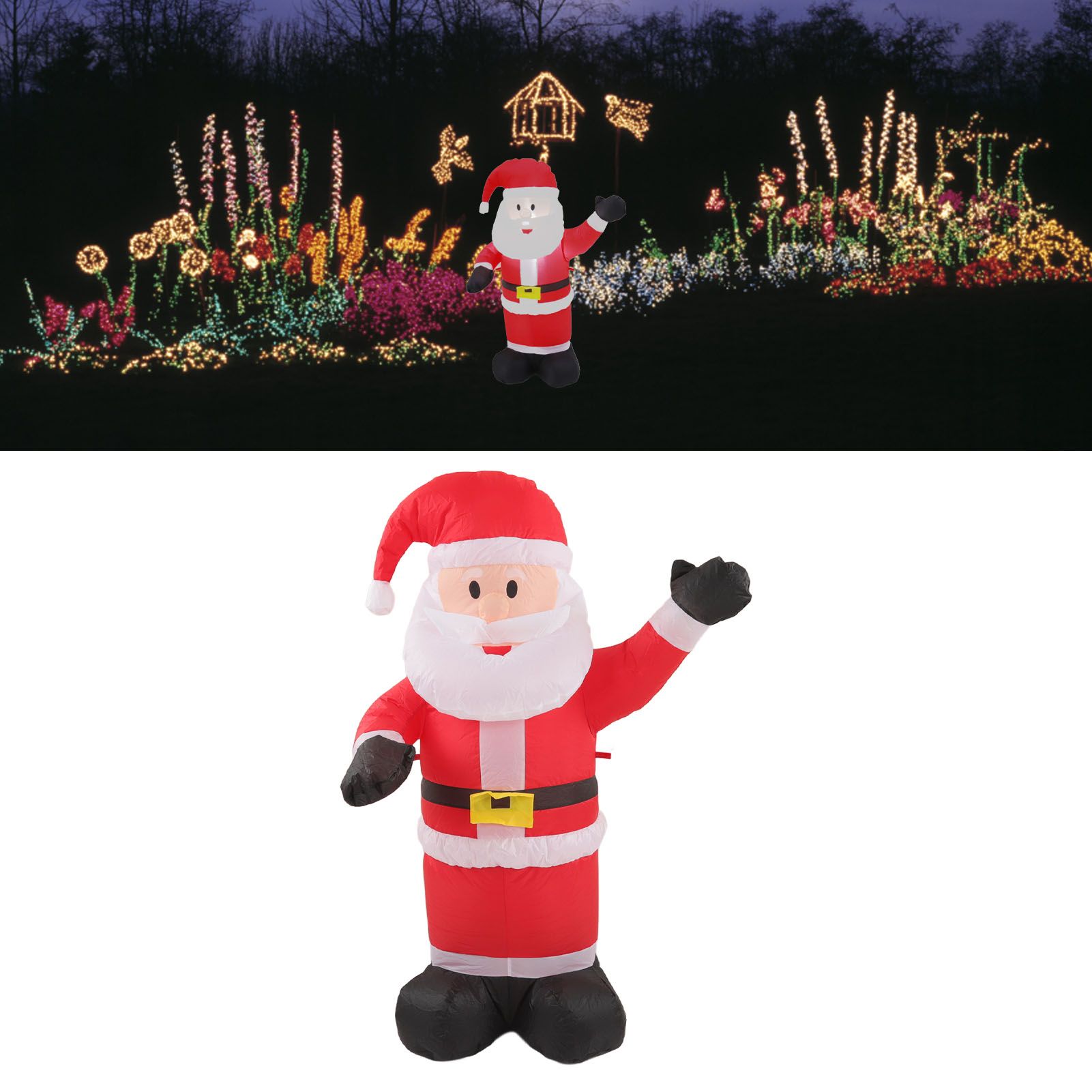 Christmas Inflatable Santa Waterproof Tear Resistance Inflatable Santa view 12