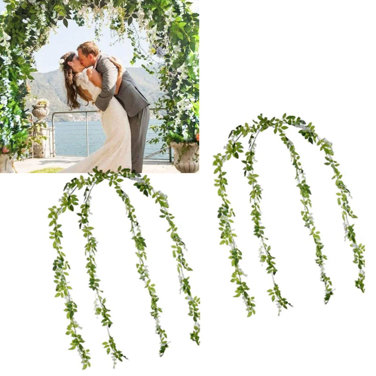 4 Pcs Artificial Wistaria Flower Lifelike Beauty Reusable Simulation Wistaria view 5