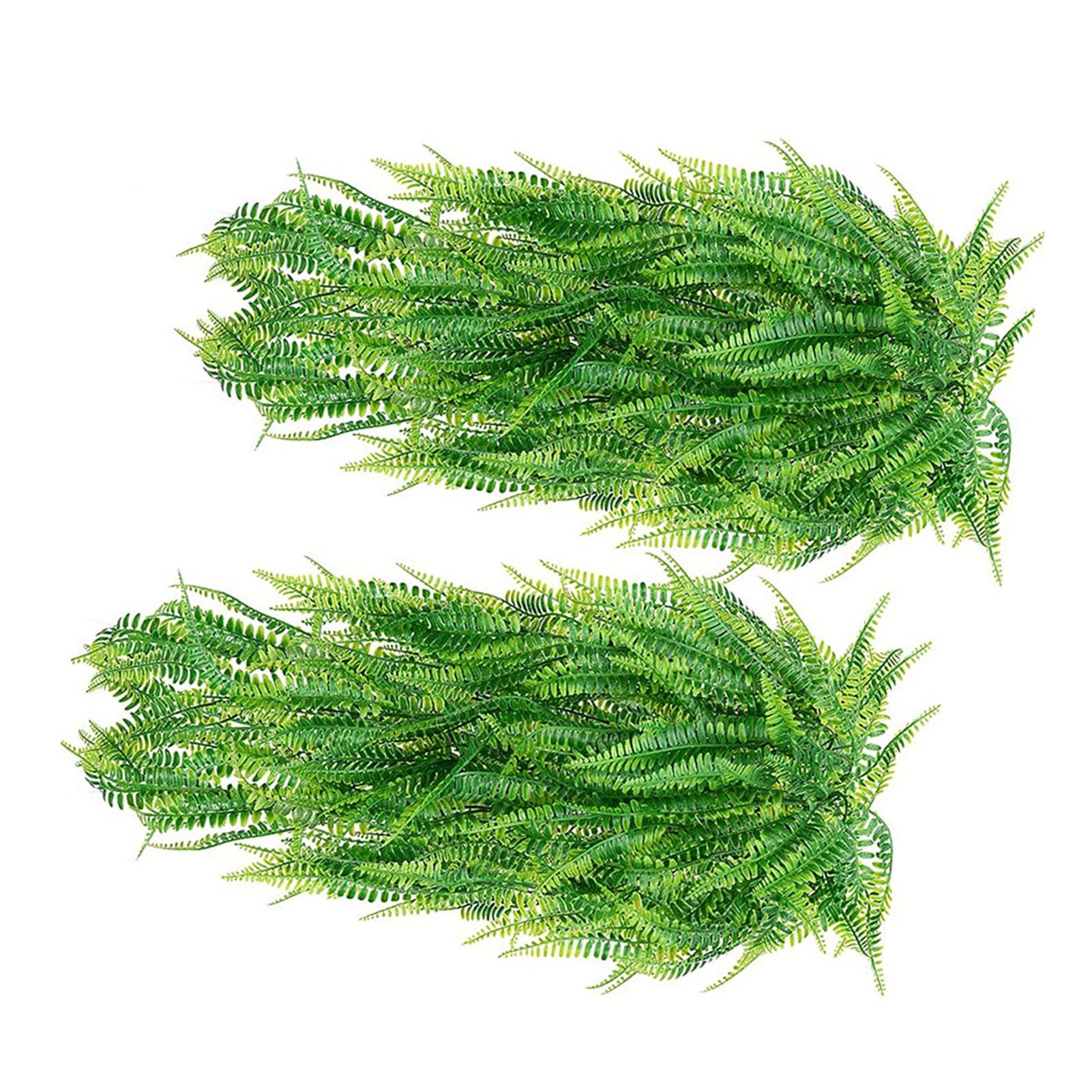 2Pcs Green Leaves Decor Natural Shape Color Lifelike Artificial Green Leaves view 4